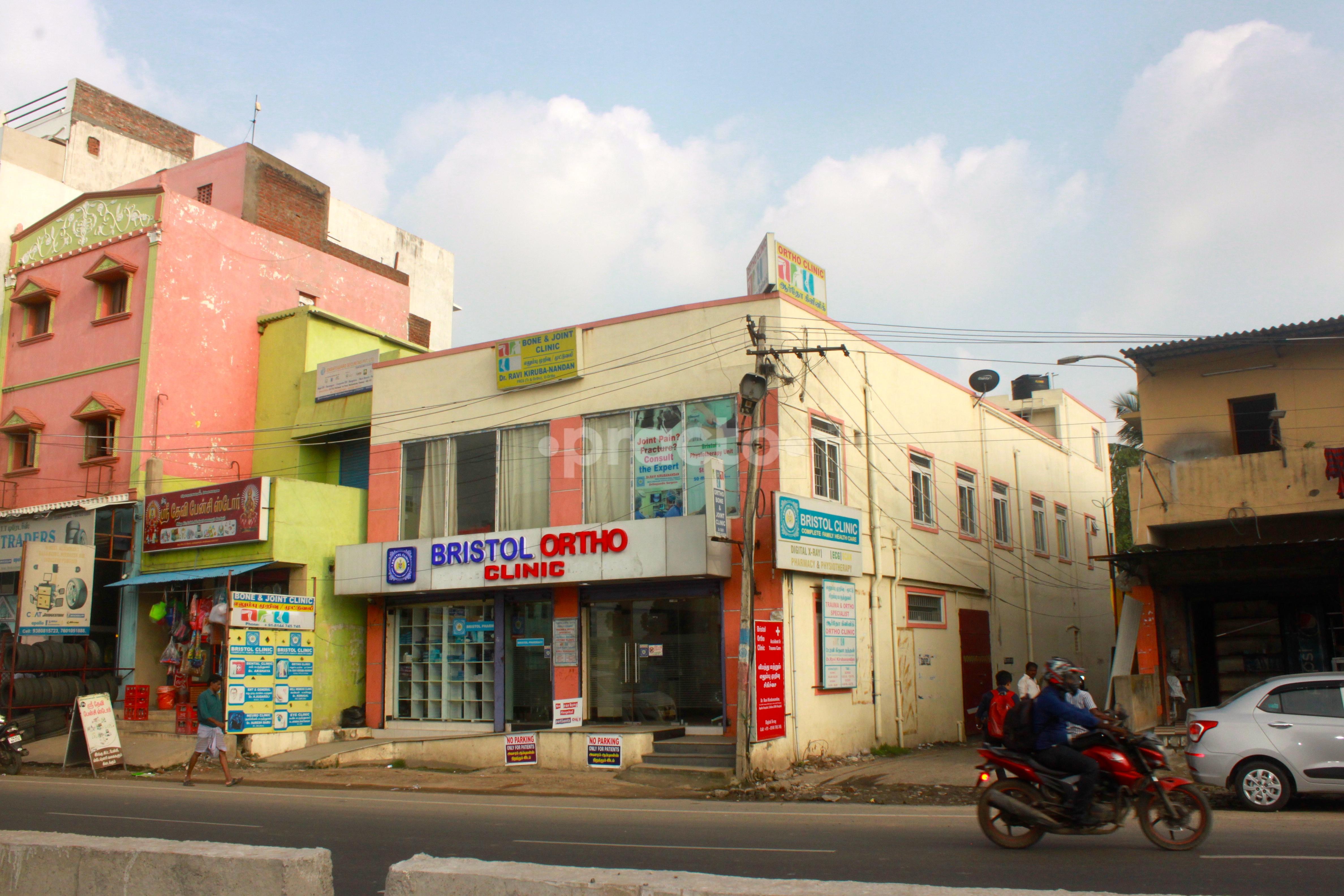 Entrance at Bristol Ortho Clinic Nerkundram Chennai