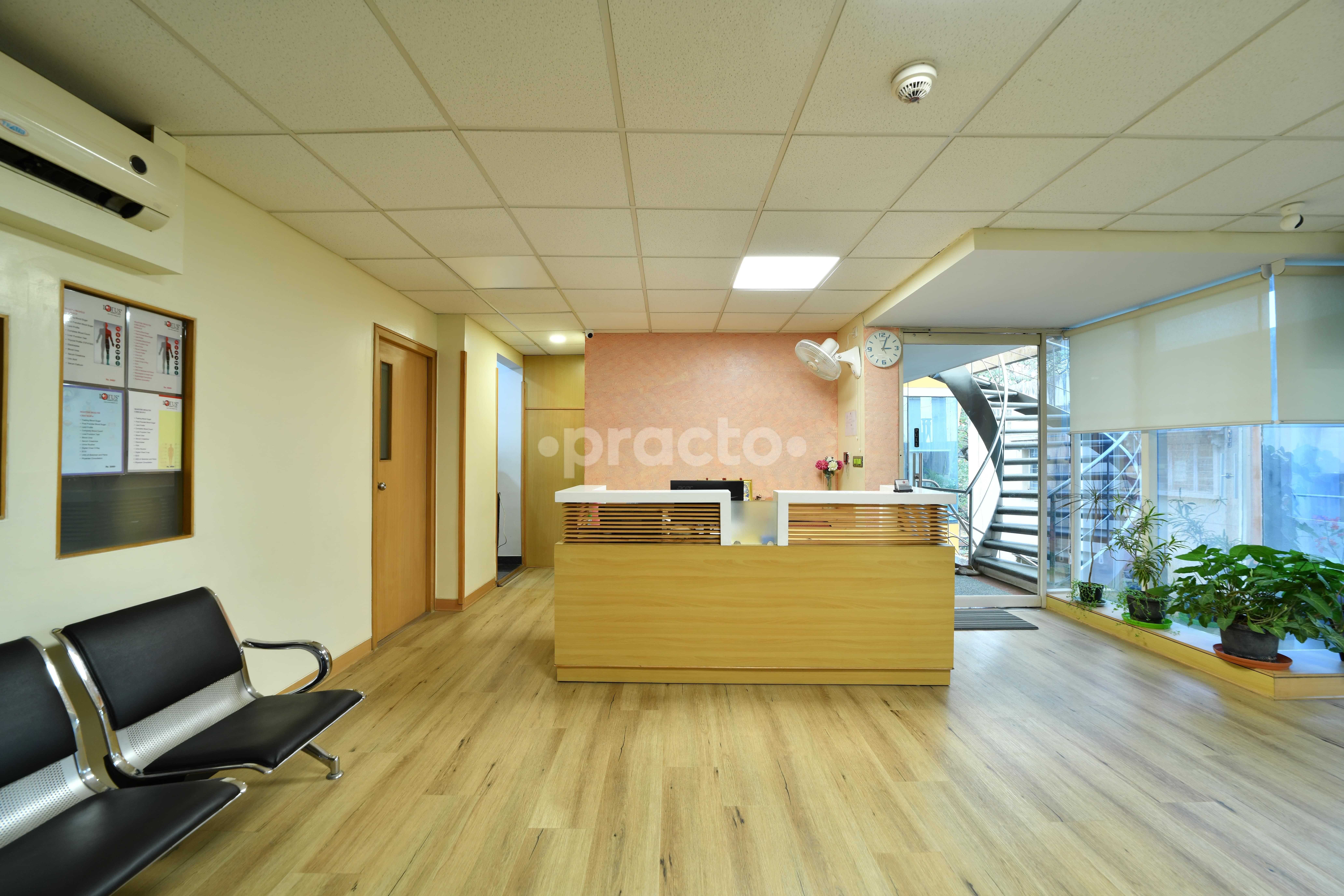 Reception Area at Lotus Diagnostic Centre Indiranagar Bangalore