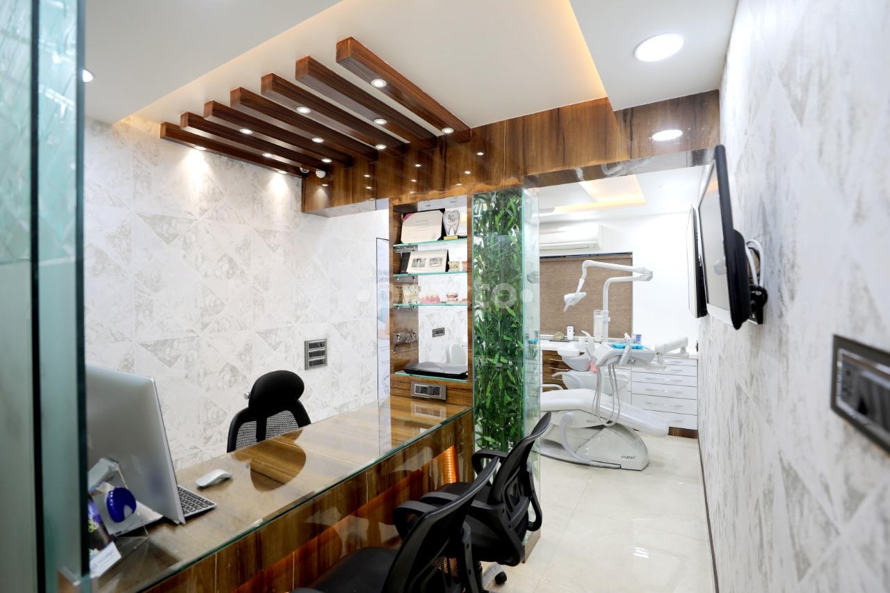 Reception Area at Enhance Centre For Dental Care And Orthodontics excellence. Swargate Pune
