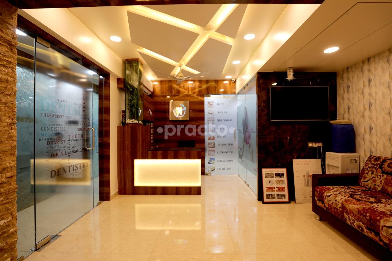 Waiting Area at Enhance Centre For Dental Care And Orthodontics excellence. Swargate Pune