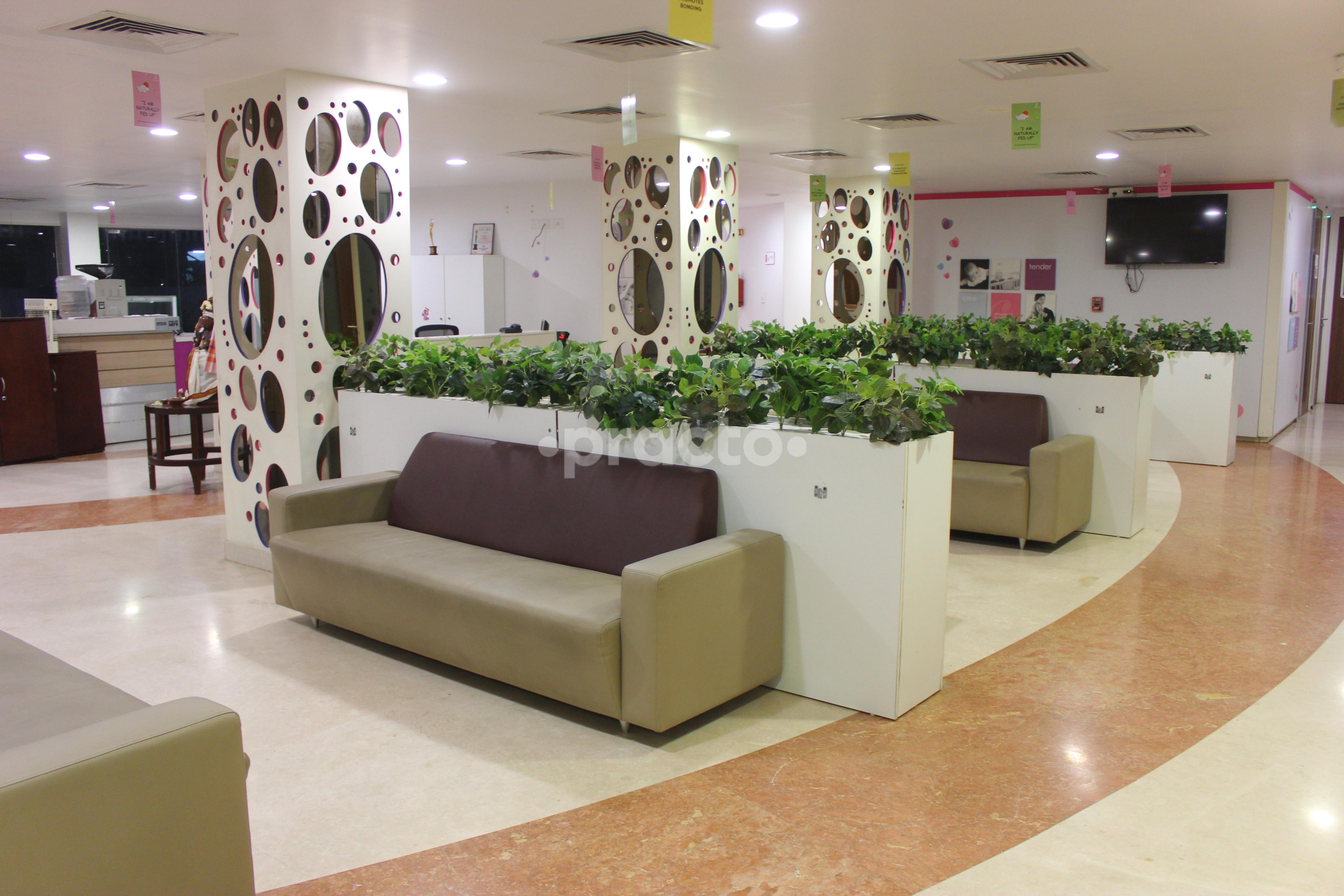 Waiting Area at Cloudnine Hospital T Nagar Chennai
