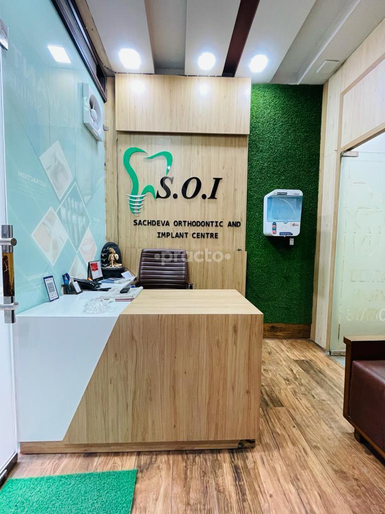 Reception Area at Sachdeva Orthodontic And Implant Center Laxmi Nagar Delhi