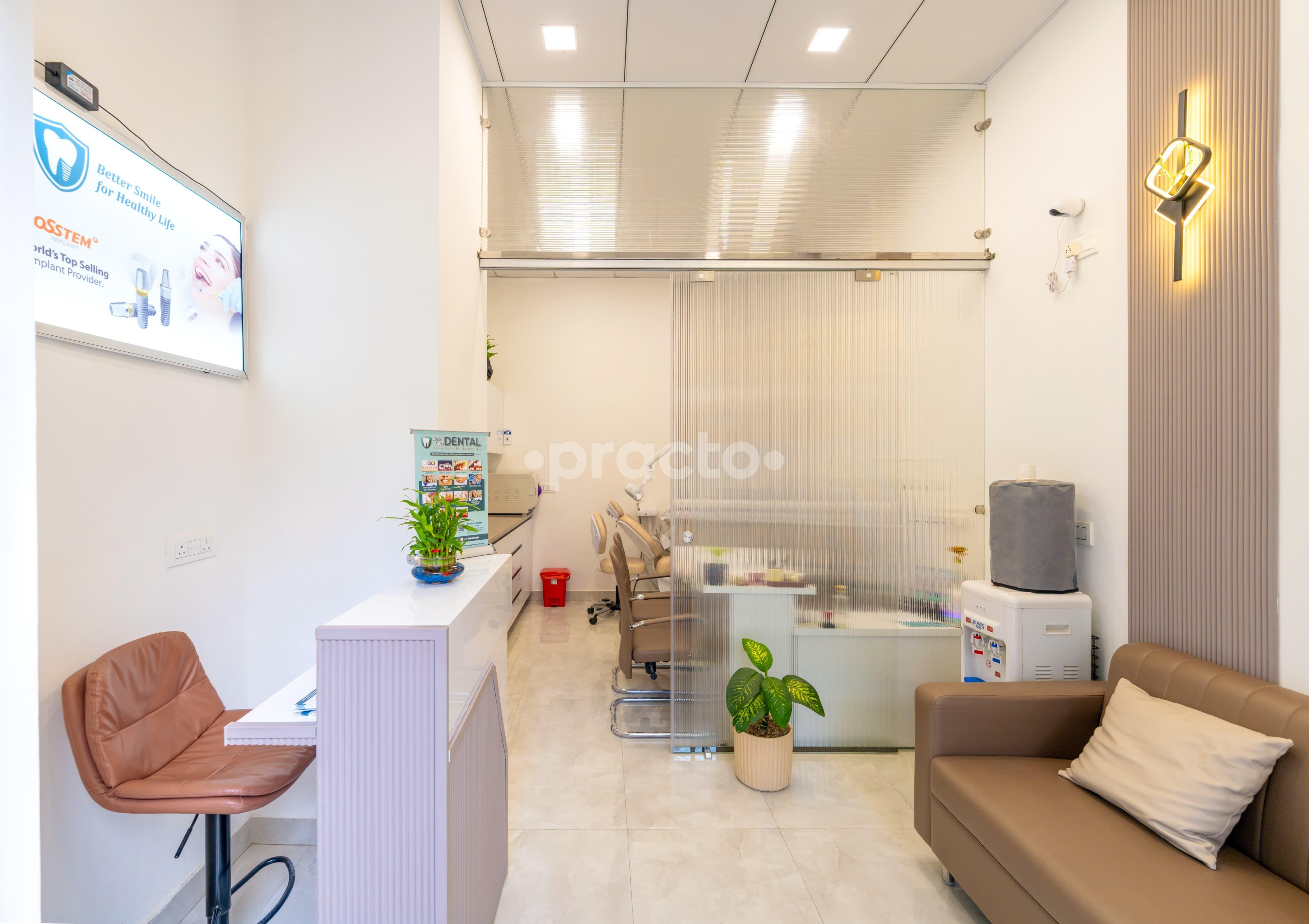 Reception Area at Best Care Dental Clinic Gurgaon Sector 60 Gurgaon