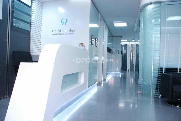 Reception Area at Delhi Smiles Dental Speciality Center Swasthya Vihar Delhi