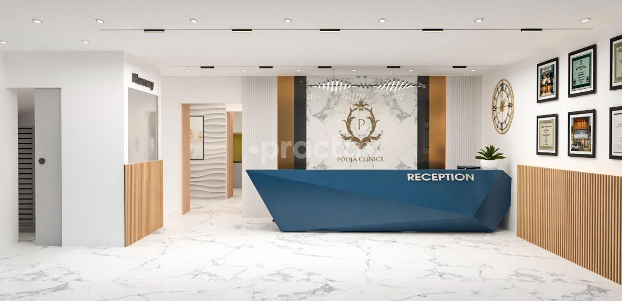 Reception Area at Pooja Joshis Clinic Teynampet Chennai