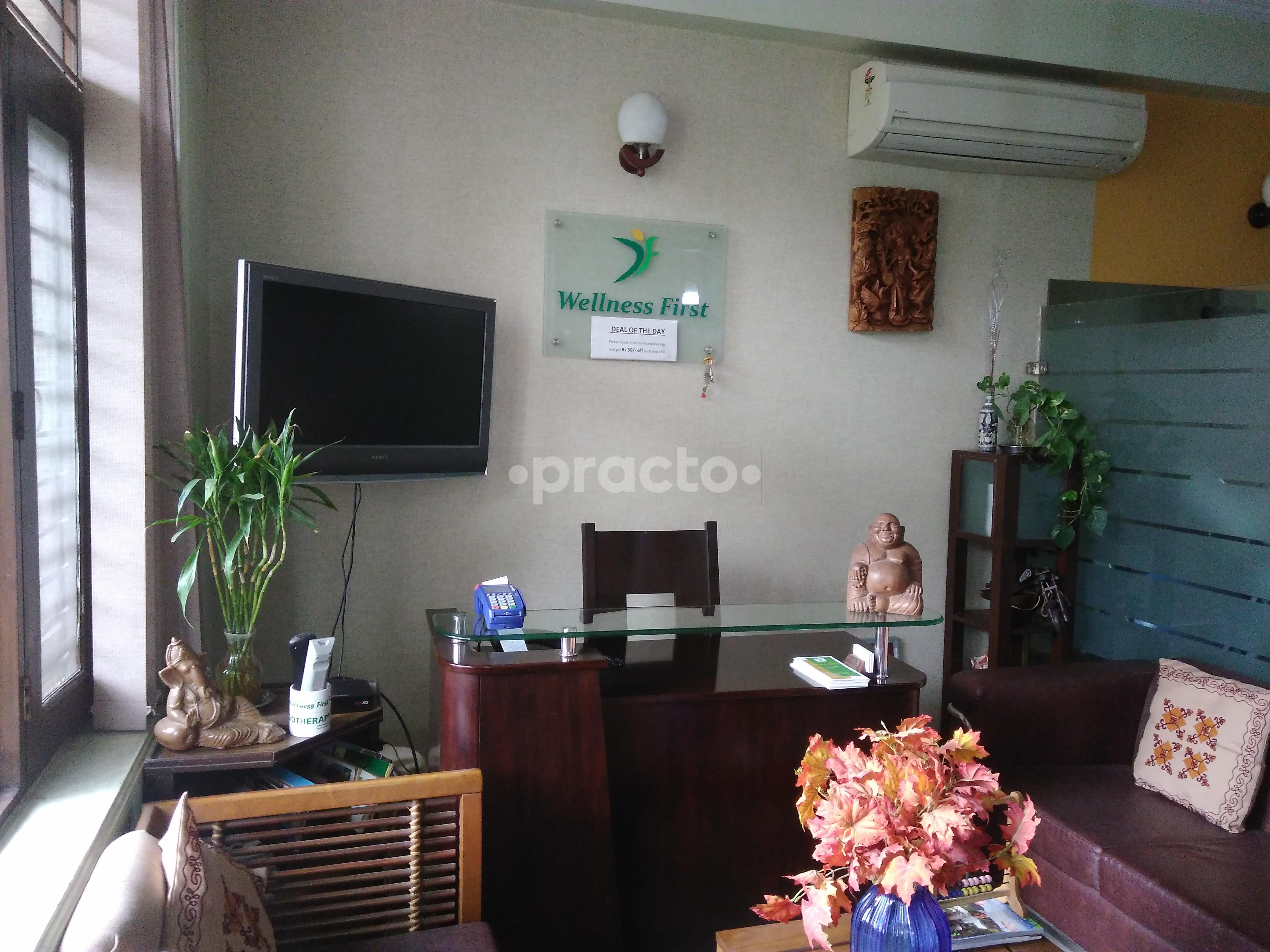 Reception Area at Wellness First Physiotherapy Gurgaon Sector 57 Gurgaon