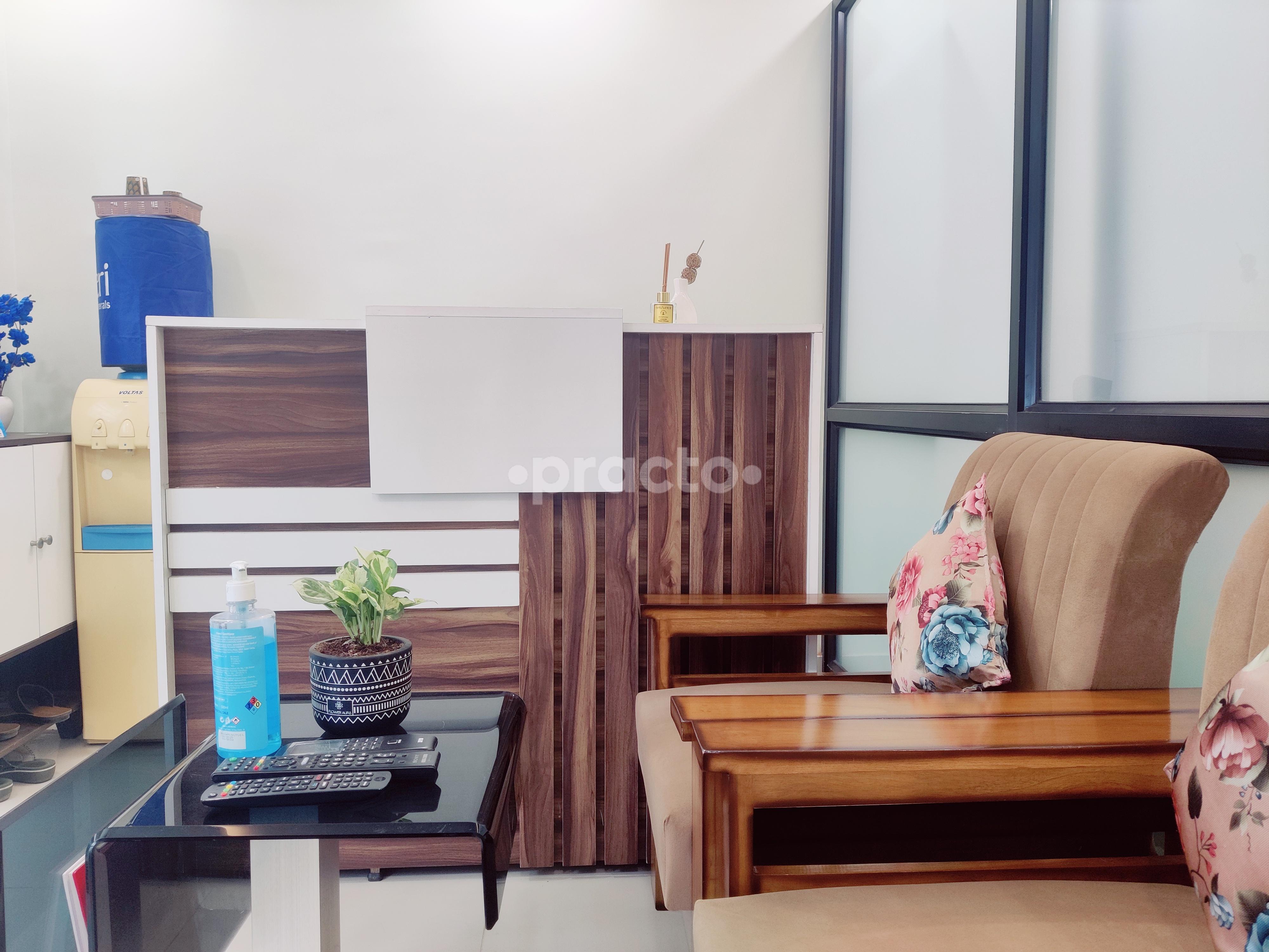 Reception Area at The Smile Experts Dental and Implant Dynamics Lajpat Nagar Delhi