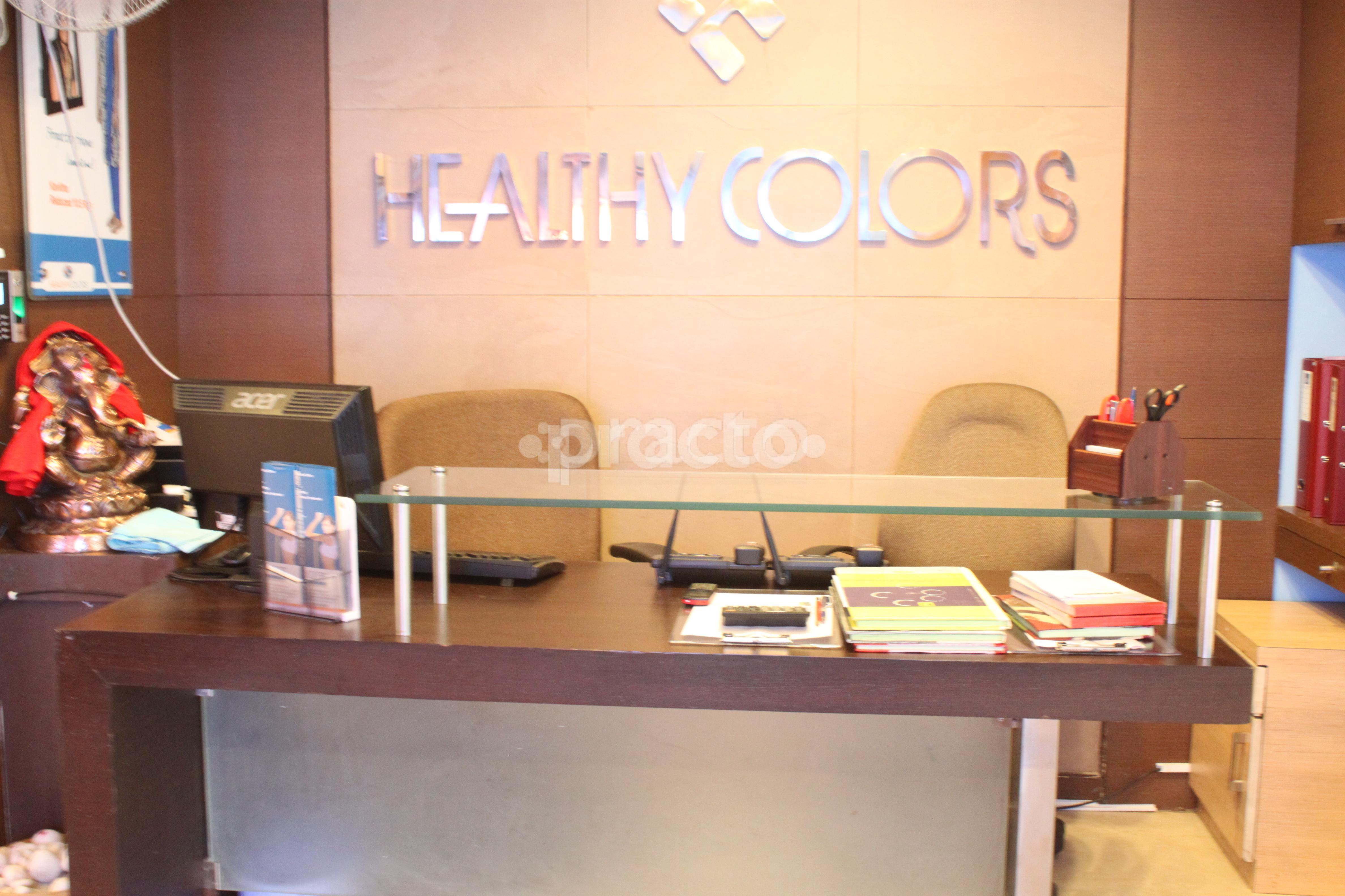 Reception at Healthy Colors Banjara Hills Hyderabad