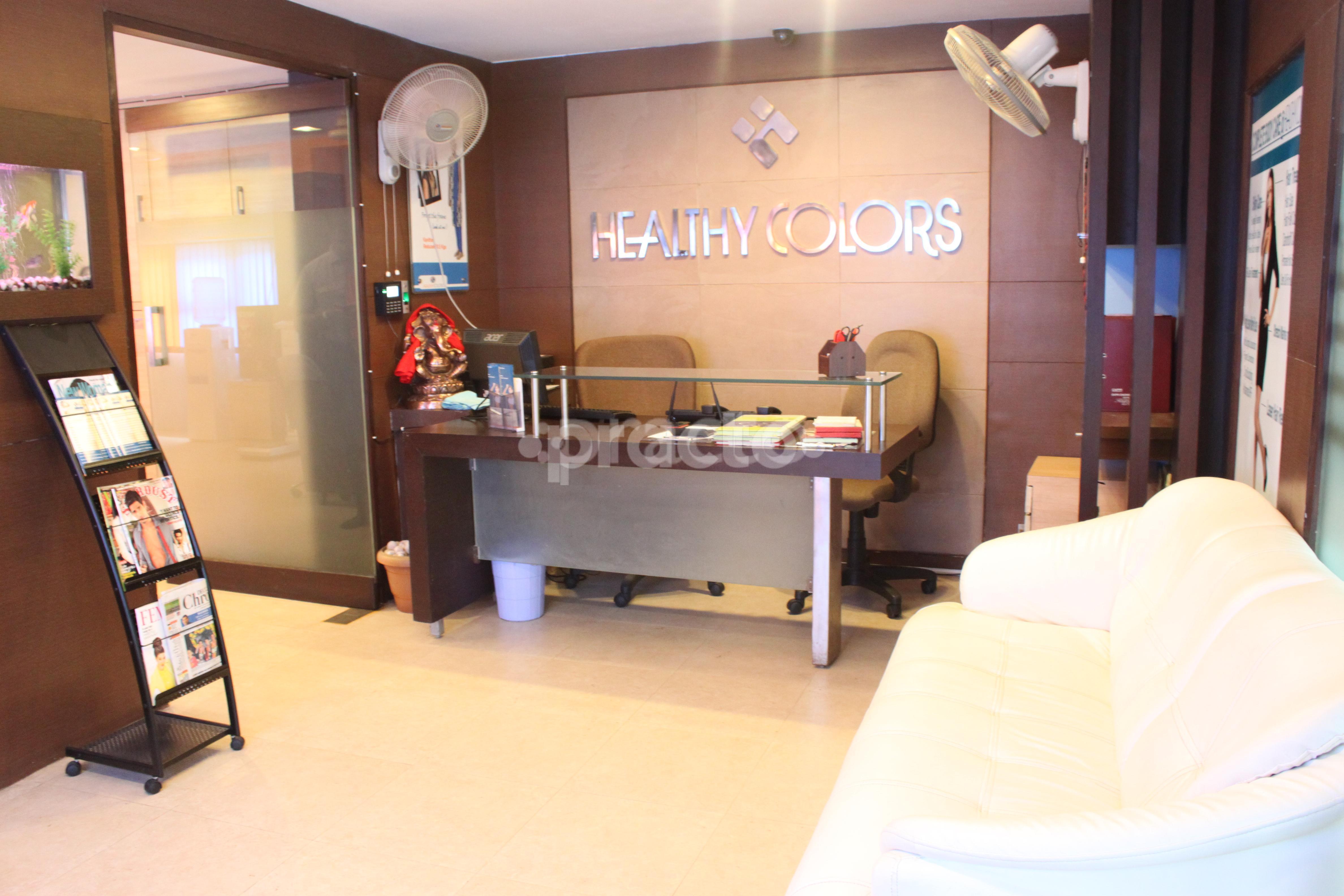 Waiting Area at Healthy Colors Banjara Hills Hyderabad