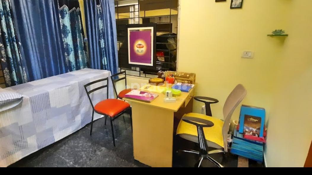 Reception Area at Dr. Wahaab's Clinic Mahindra World City Chennai