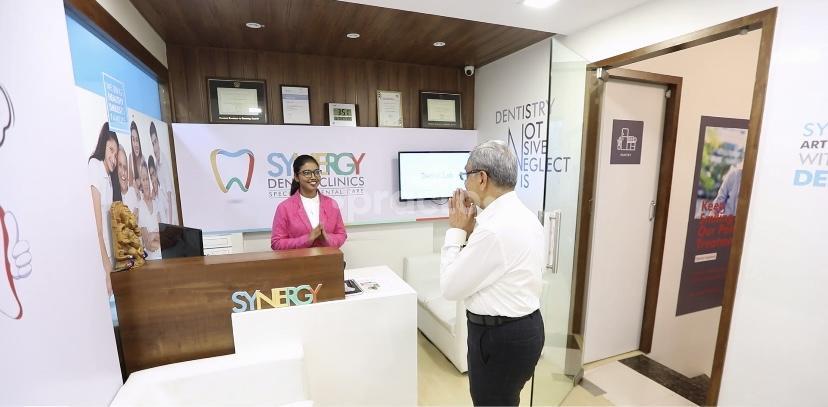 Reception Area at Synergy Dental Clinics Borivali West Mumbai