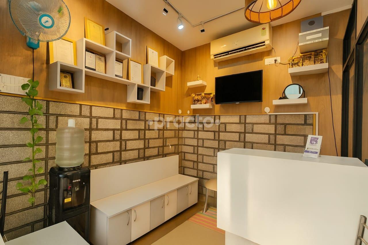 Reception Area at AAHAA Dental Clinic - A Multispeciality Dentist Hub BTM Layout 1st Stage Bangalore