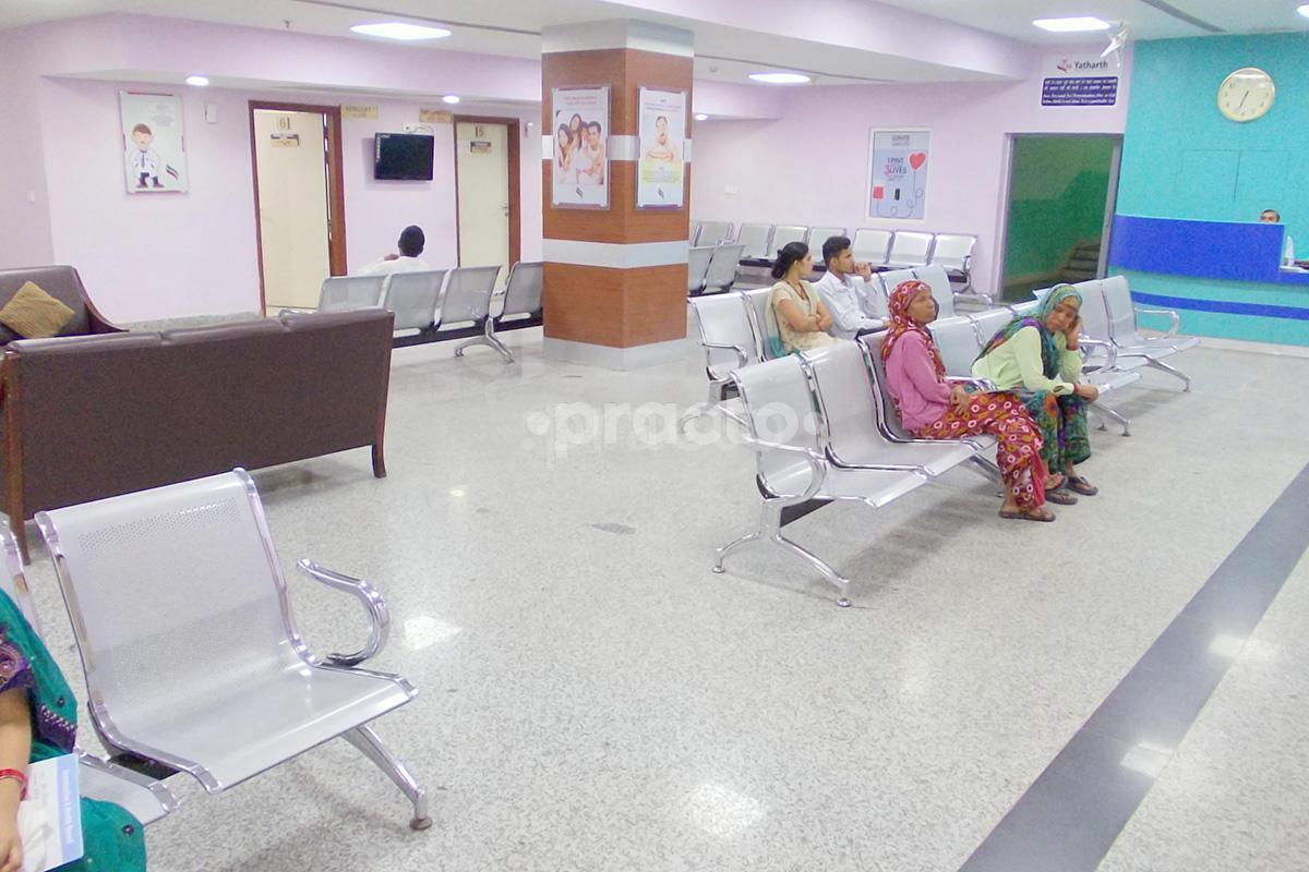 Waiting Area at Cura Child Clinic Sector 76 Noida