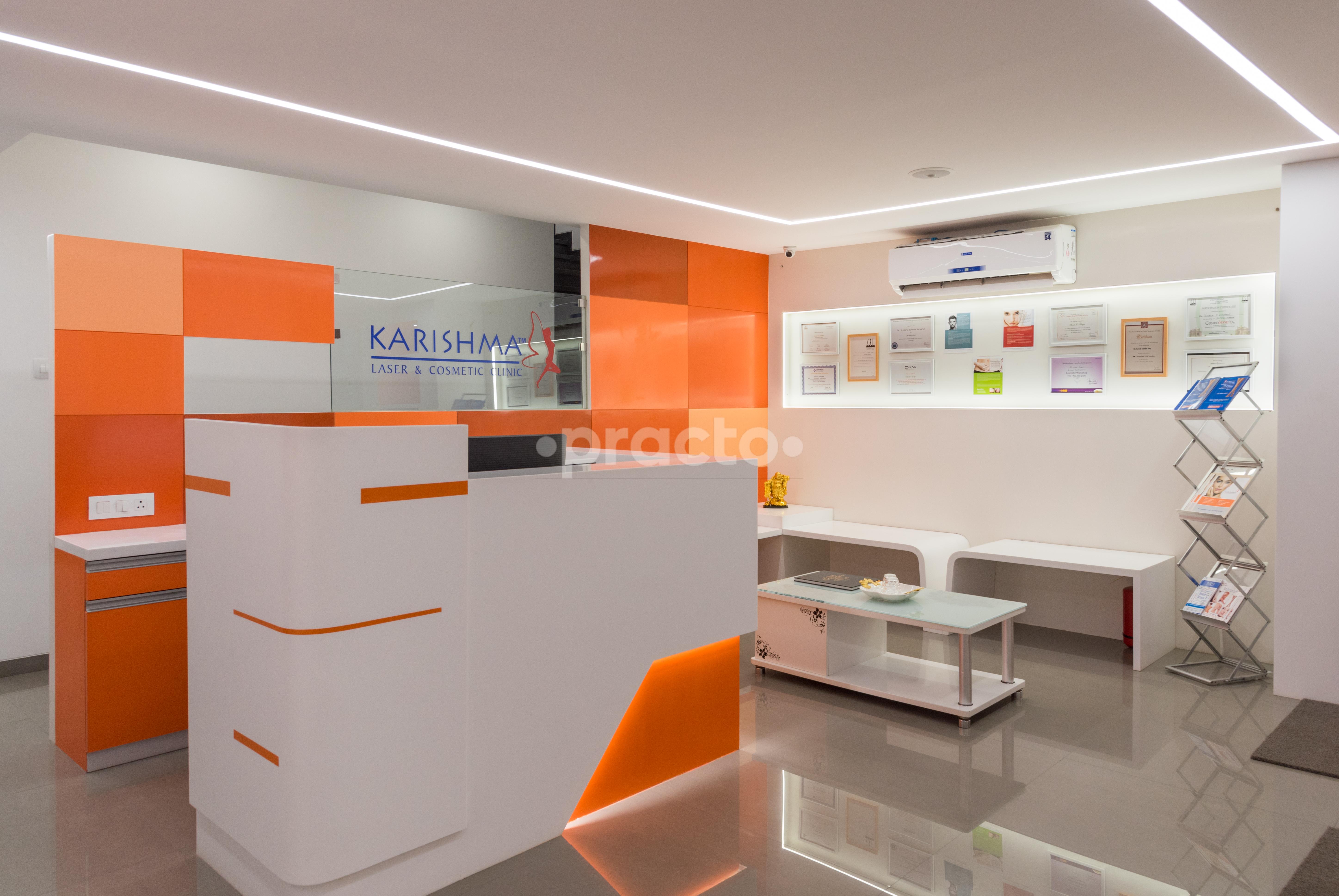 Reception at Karishma Laser & Cosmetic Clinic Camp Pune