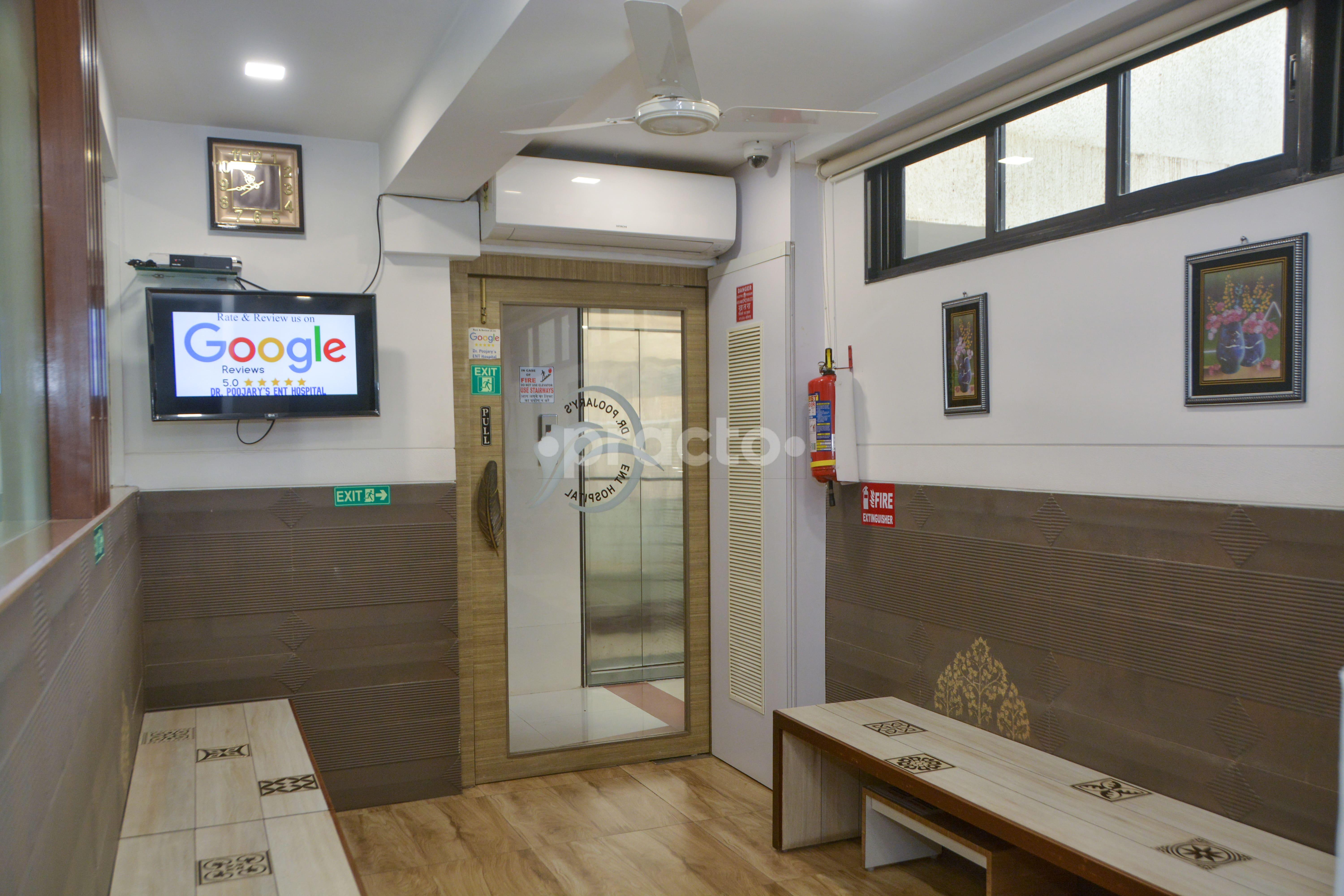 Reception Area at Dr. Poojary's Ent Hospital Chembur Mumbai