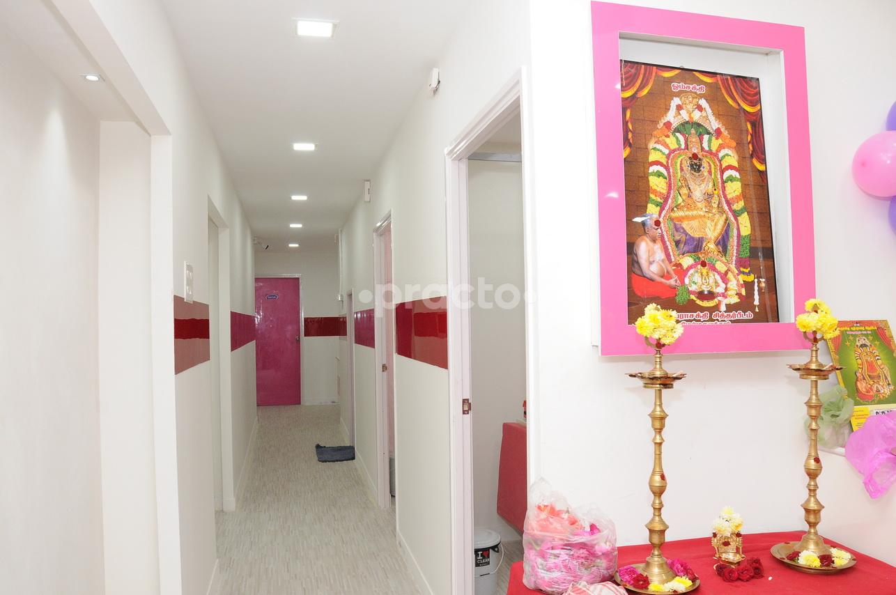 Waiting Area at Om Sakthi  Multispeciality Centre Mannady Chennai