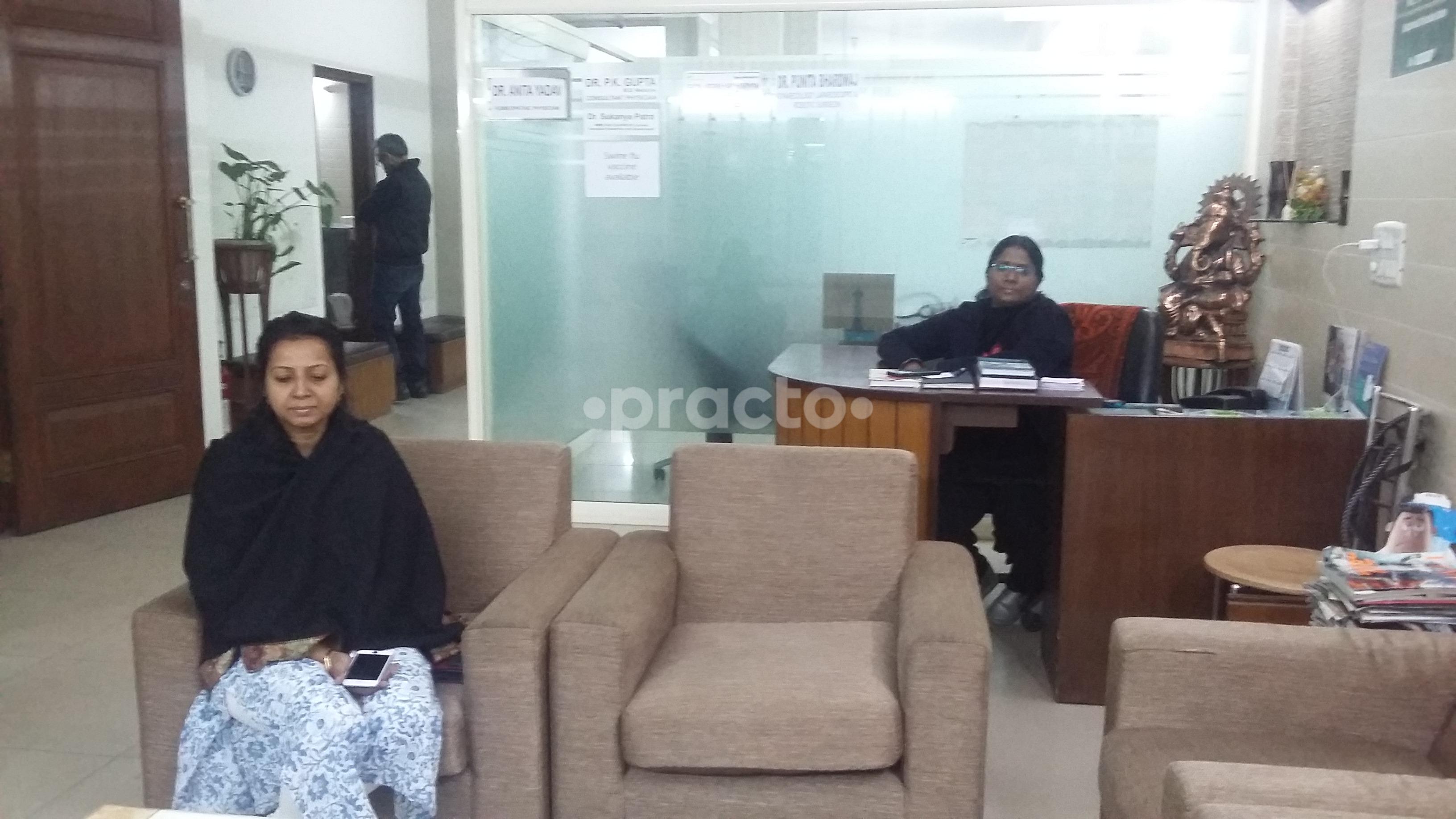 Waiting Area at Dr. Sukanya Patra's Gynae Clinic Vasant Vihar Delhi