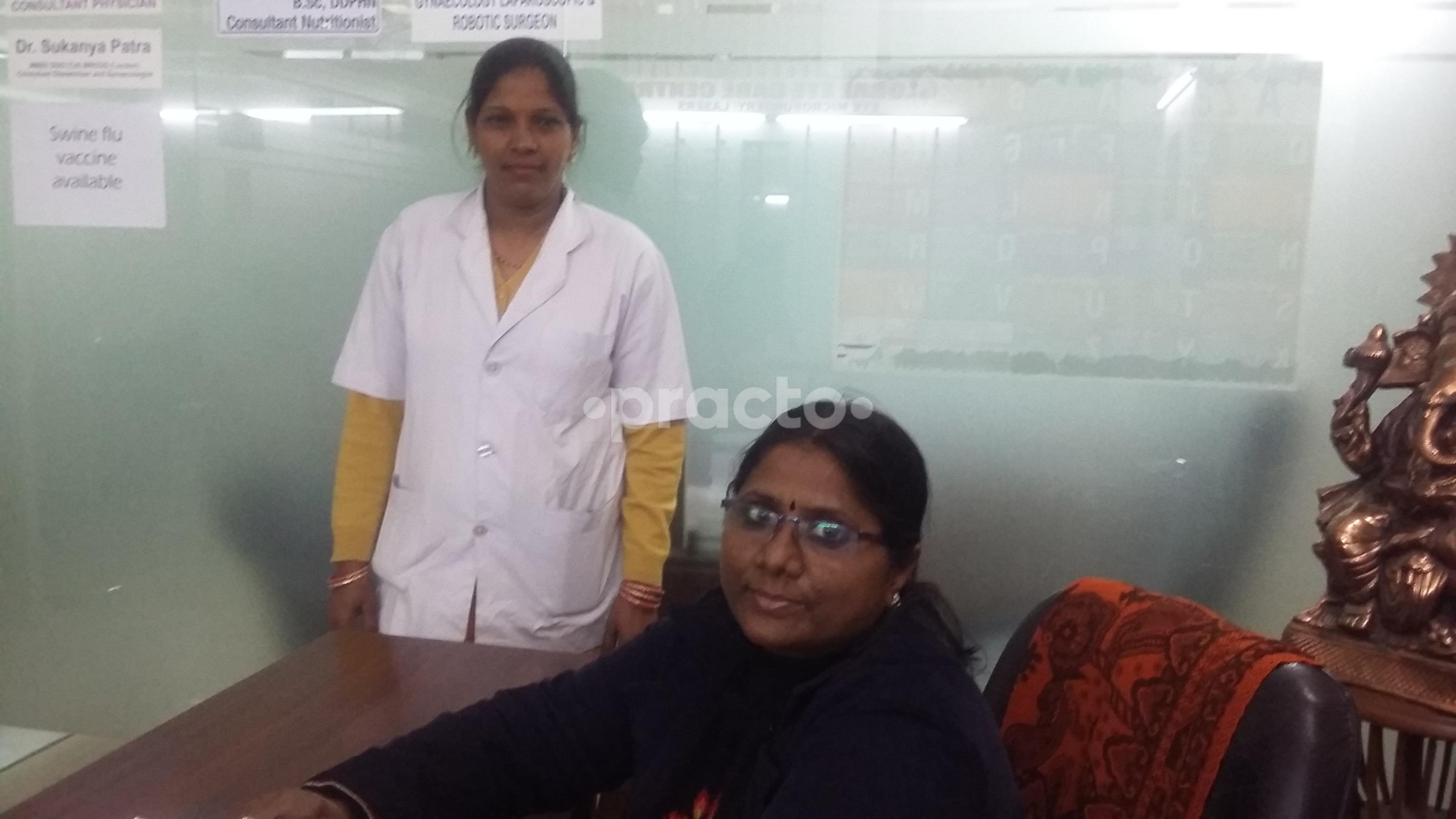 Reception at Dr. Sukanya Patra's Gynae Clinic Vasant Vihar Delhi