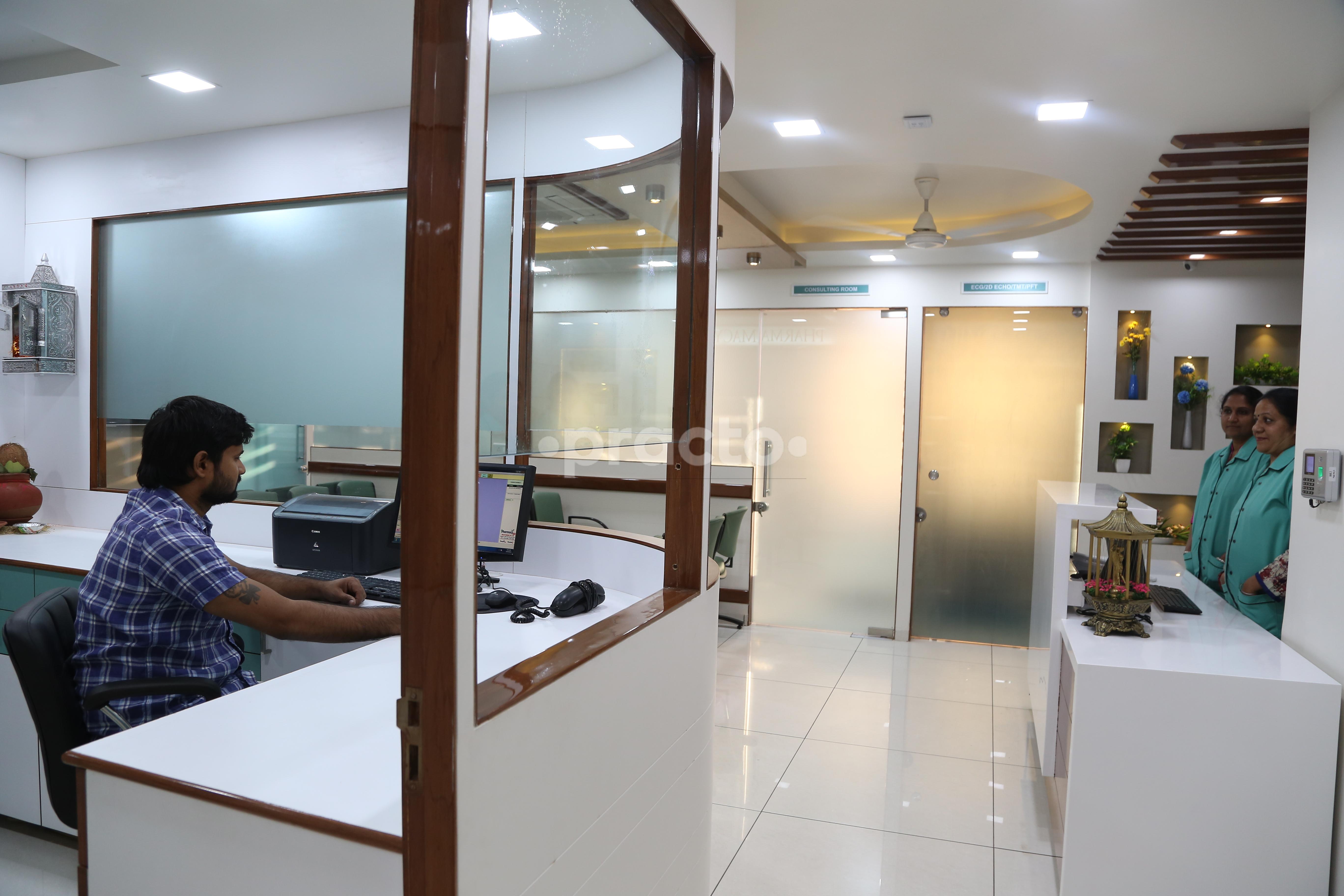 Reception at Sangini Hospital Satellite Ahmedabad