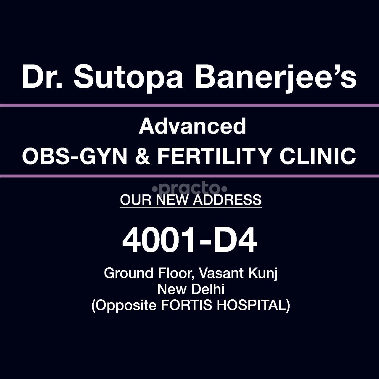 Dr. Sutopa Banerjee's Complete Care for Women Vasant Kunj Delhi