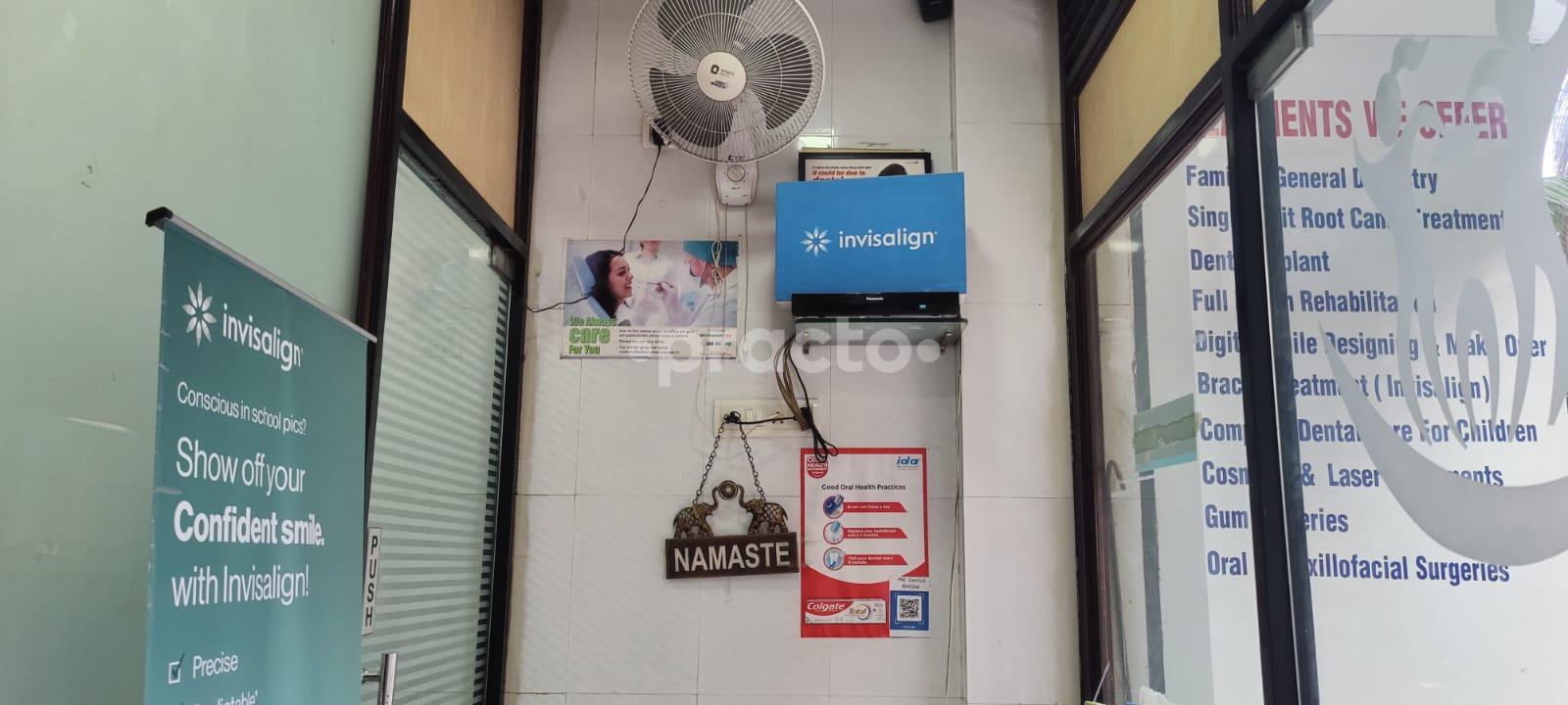 Reception Area at The Confidental Oral Health Clinic Seawoods Navi Mumbai