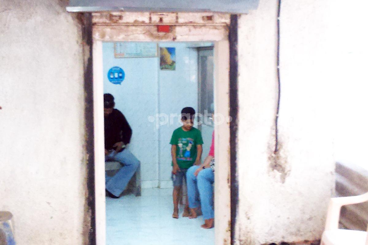 Entrance at Dr Rajendra P Gadhri's clinic Mira Road Mumbai