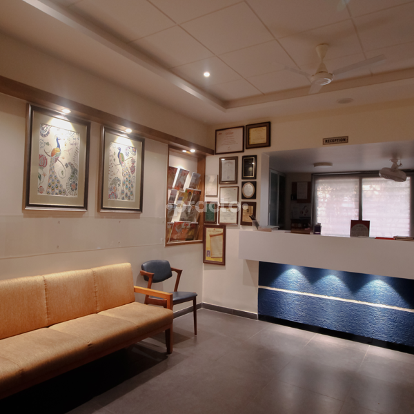 Reception Area at Dr.Boghani's Dental Clinic & Oral Implant Center Naranpura Vistar Ahmedabad