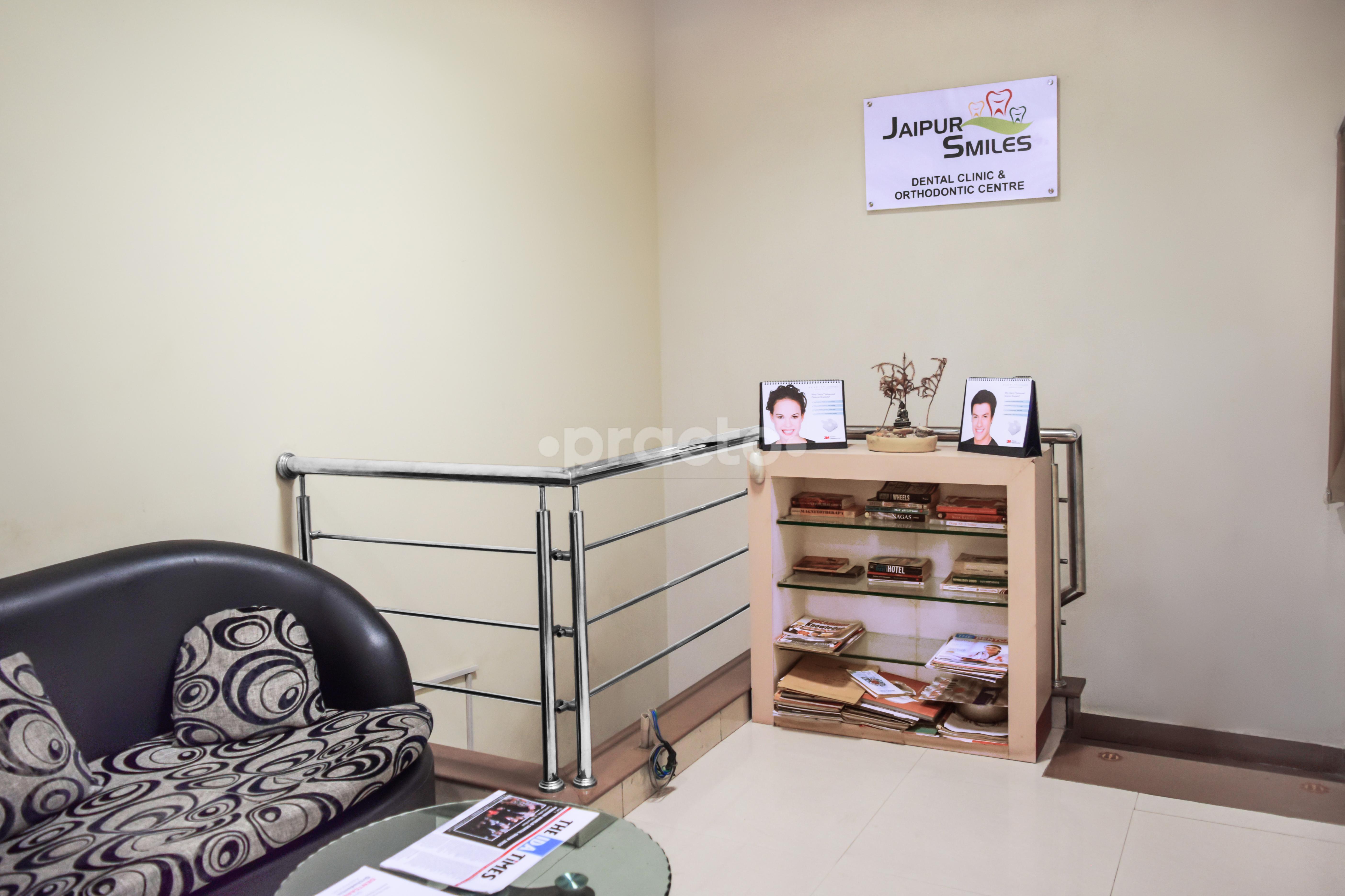 Waiting Area at Jaipur Smiles Dental Clinic & Orthodontic Centre Jawahar Nagar Jaipur