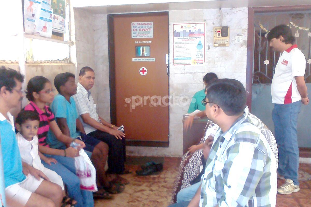 Waiting Area at Dr. Dayanand R. Patil's Clinic Borivali East Mumbai
