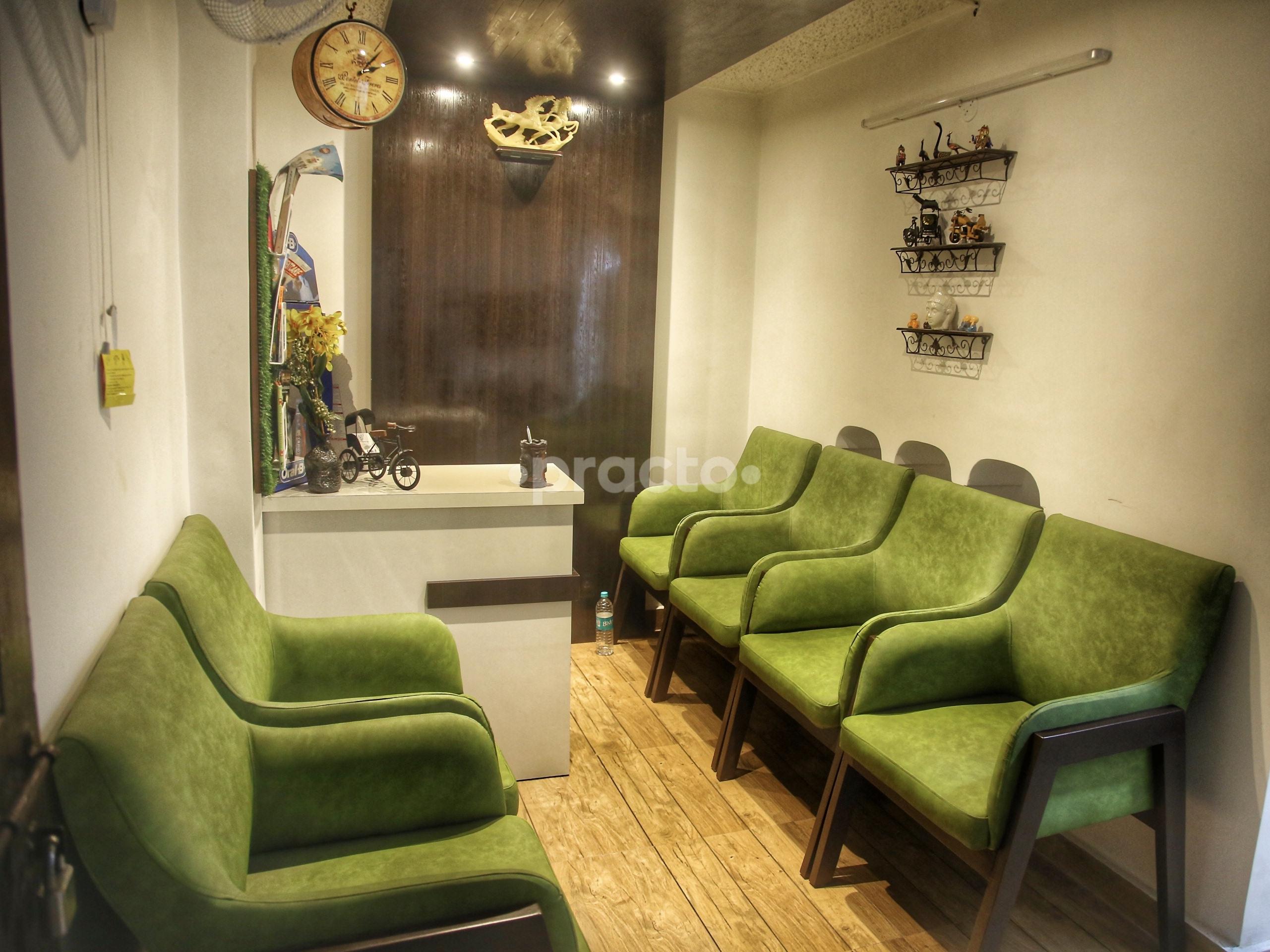Reception Area at Happydent Multispeciality Dental Clinic Anna Nagar Chennai