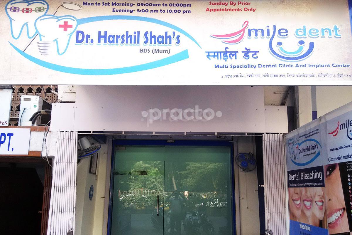 Entrance at Smiledent Dental Clinic Borivali West Mumbai