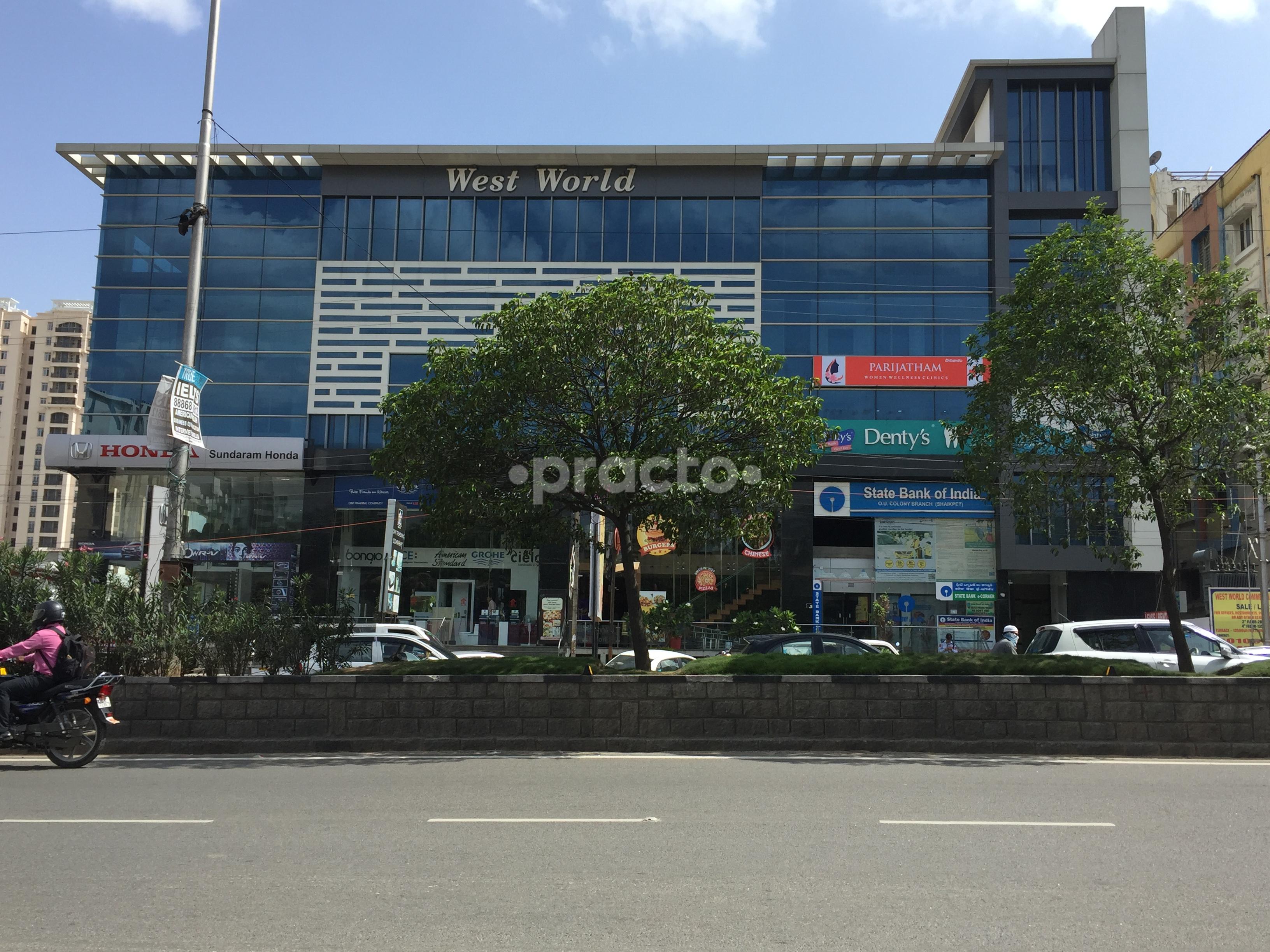 Entrance at Parijatham Woman's Health Redifined Tolichowki Hyderabad