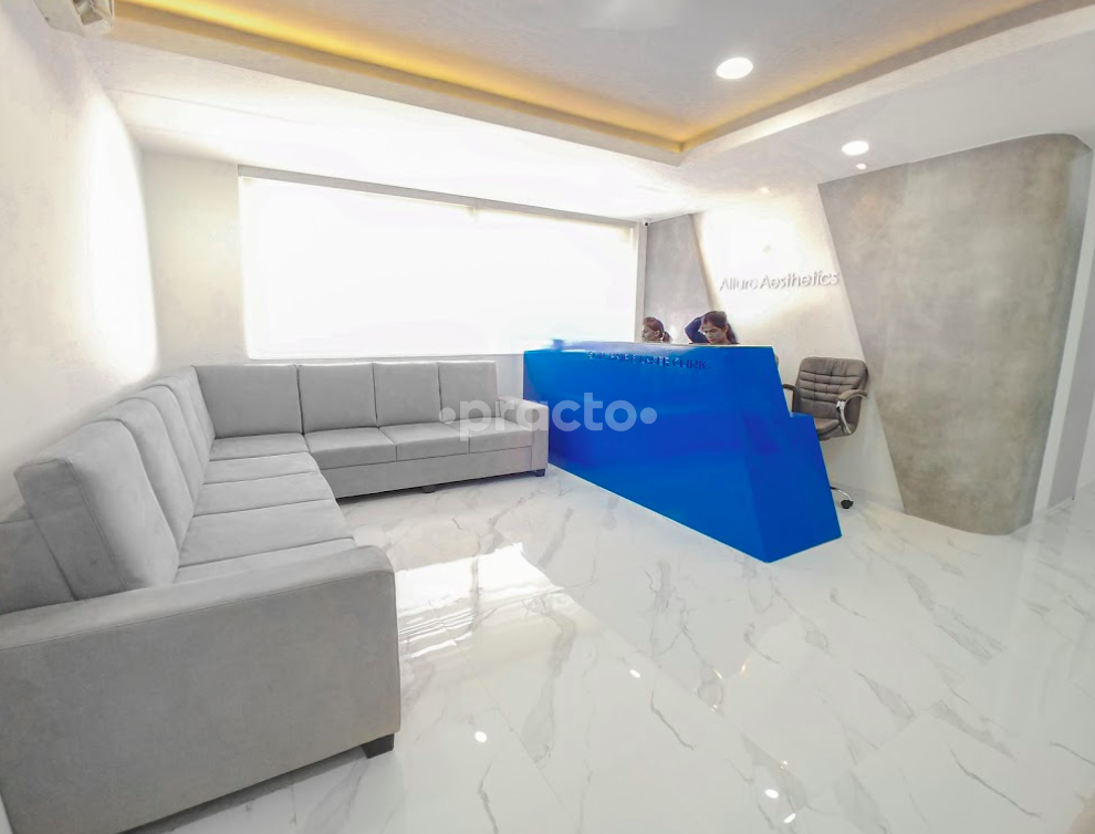 Waiting Area at Allure Aesthetics Clinic Baner Pune