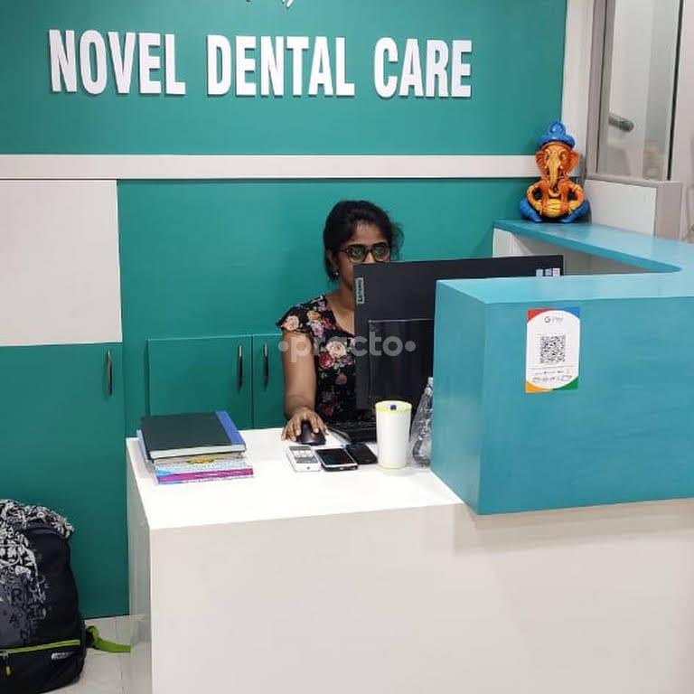 Reception Area at Novel Dental Care Navalur Chennai