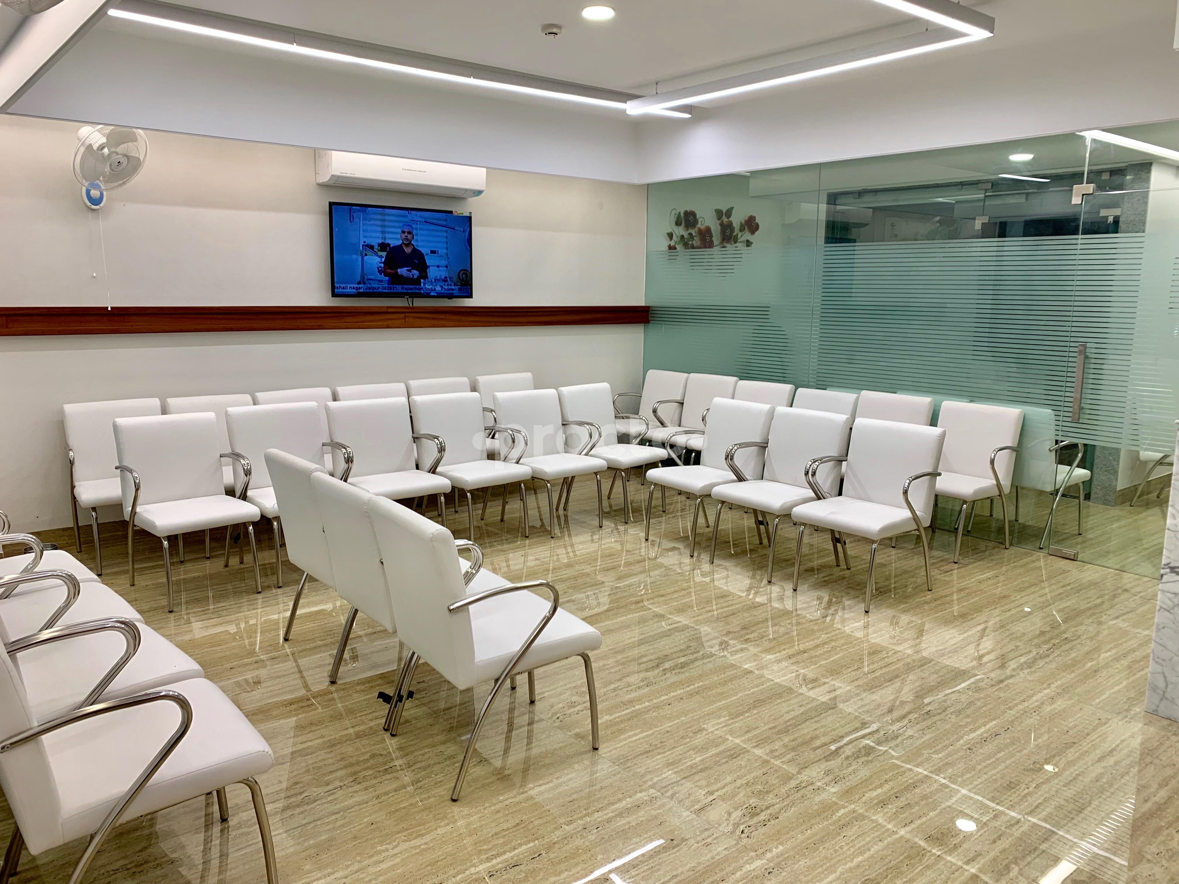 Waiting Area at Dr. Aklish Jain Outbloom Clinics Vaishali Nagar Jaipur
