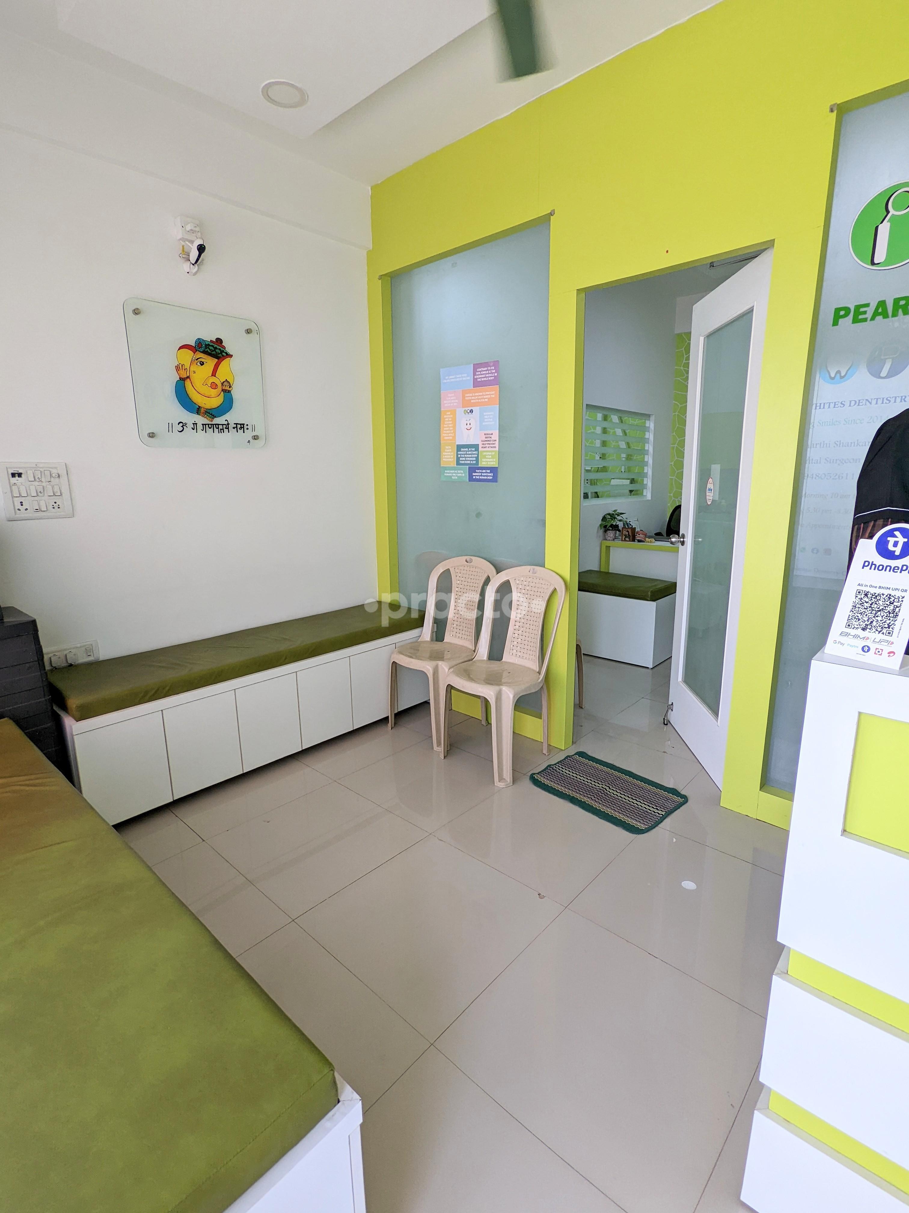 Reception Area at Pearly Whites Dentistry Sarjapur Road Bangalore
