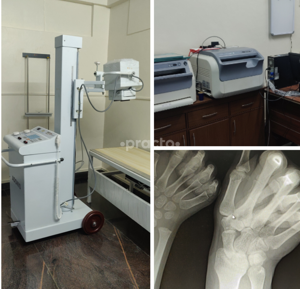 X-Ray Room at Sujala Polyclinic & Laboratory Basaveshwaranagar Bangalore