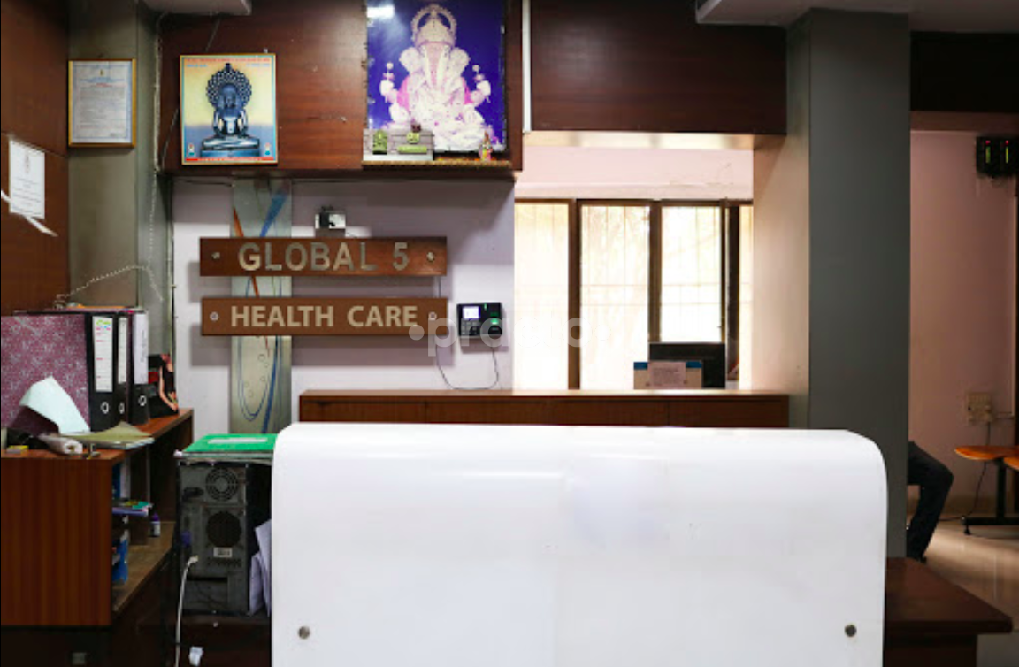 Reception at Global 5 Healthcare Vashi Navi Mumbai