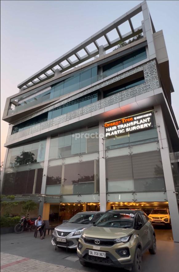 Outside Building at Orange Tree - Aesthetic & Hair Restoration Centre Defence Colony Delhi