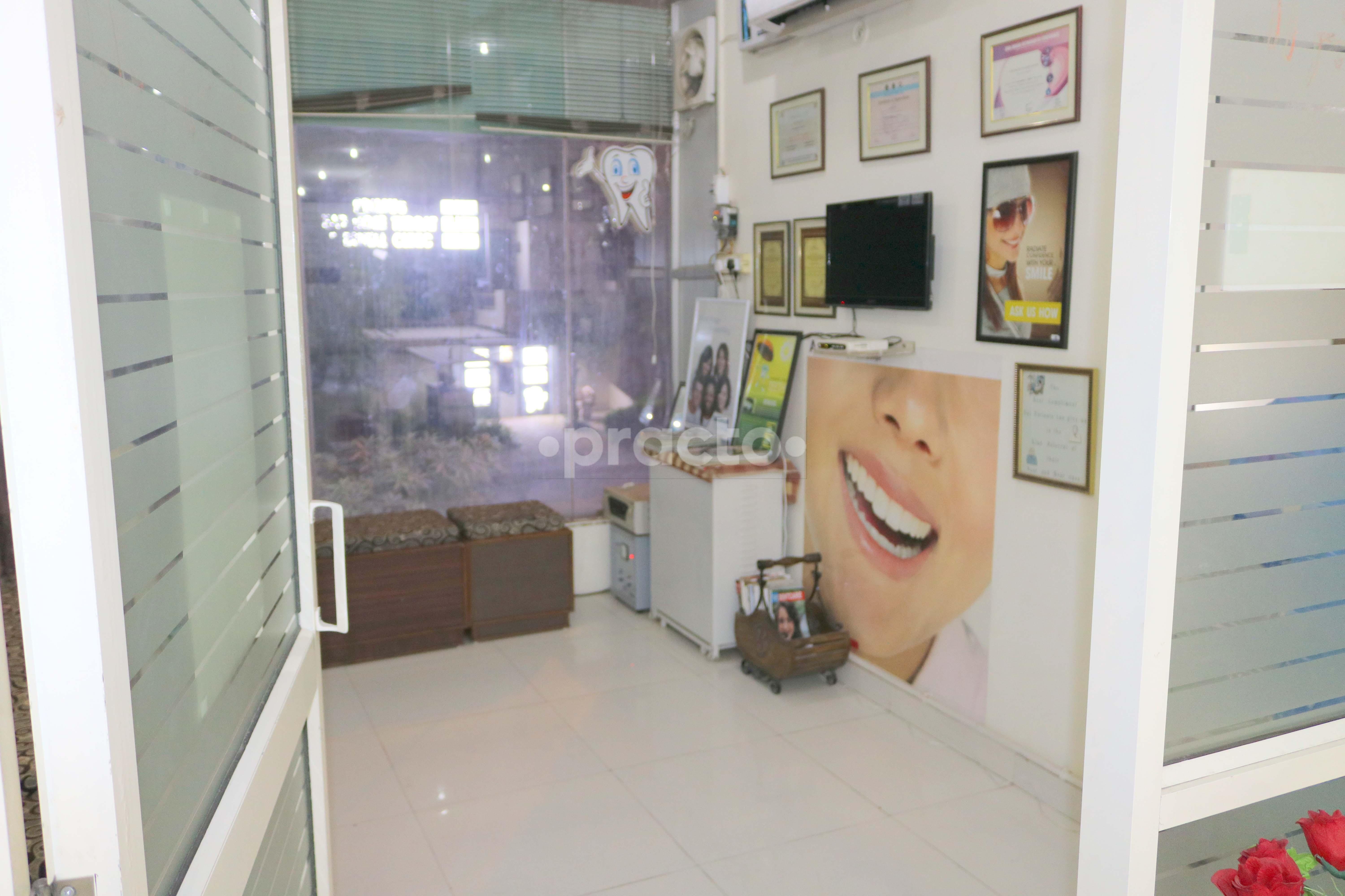 Waiting Area at Smiles & Braces Dental Clinic Sector 10 HBC Faridabad