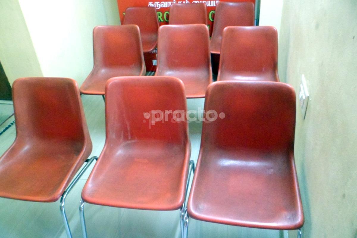 Waiting Area at Dr.Sarojaa's Clinic Aminjikarai Chennai