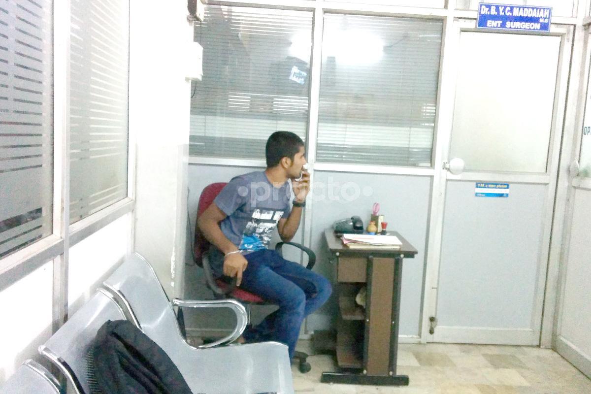 Reception at Sri Kishna ENT care Clinic KPHB Hyderabad