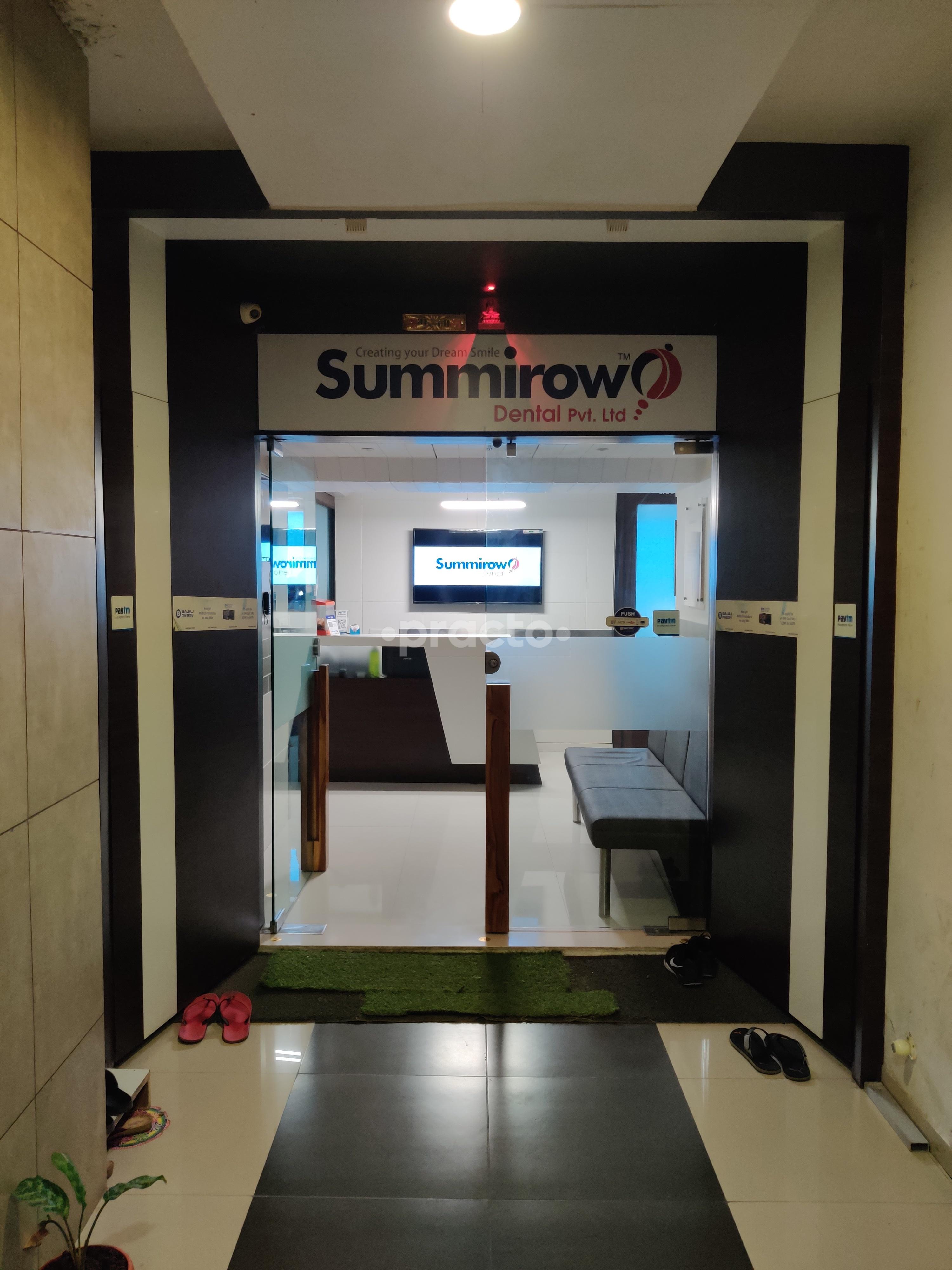 Entrance at Summirow Dental Hospital Vesu Surat