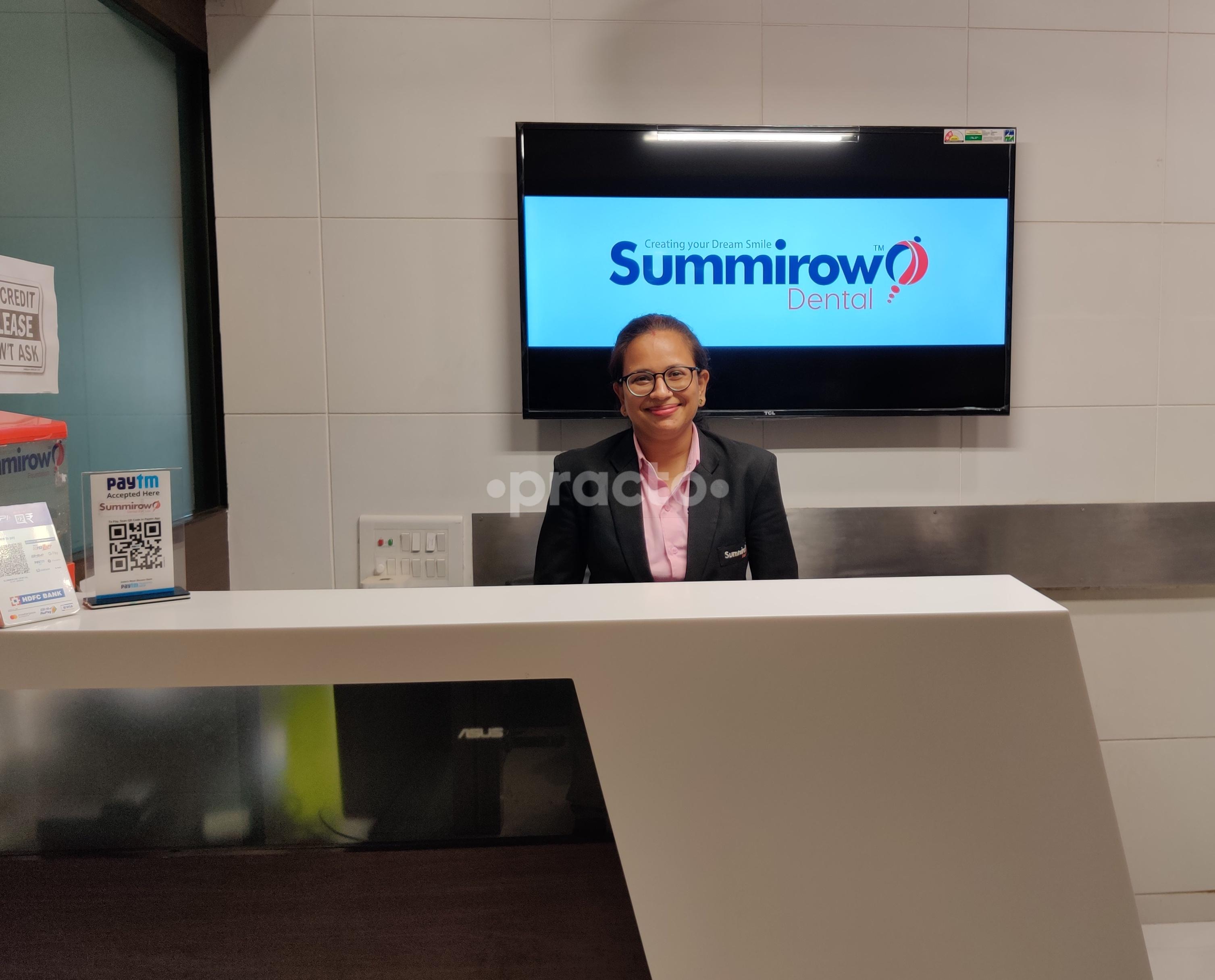 Reception at Summirow Dental Hospital Vesu Surat