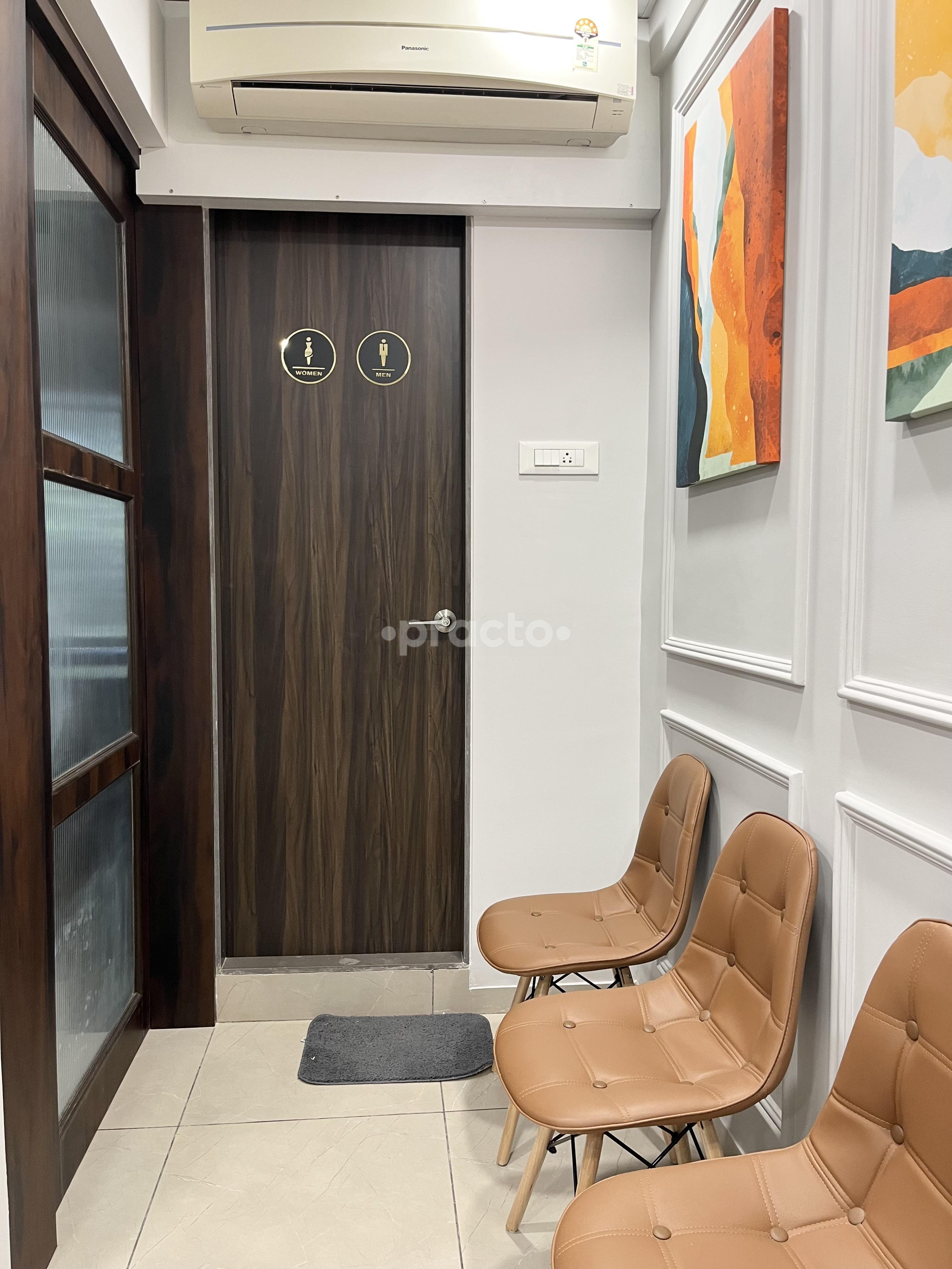 Washroom (front only) at i-Smile Dental Clinic Ghatkopar East Mumbai