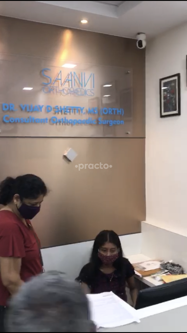Reception Area at Saanvi Orthopaedics Powai Mumbai