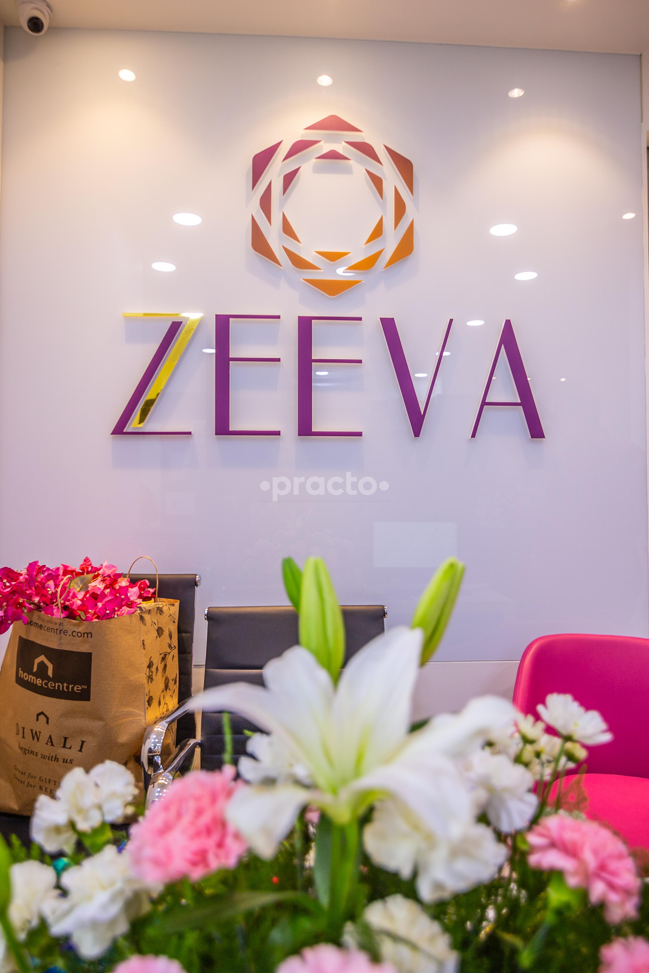 Reception at Zeeva Clinic Sector 104 Noida