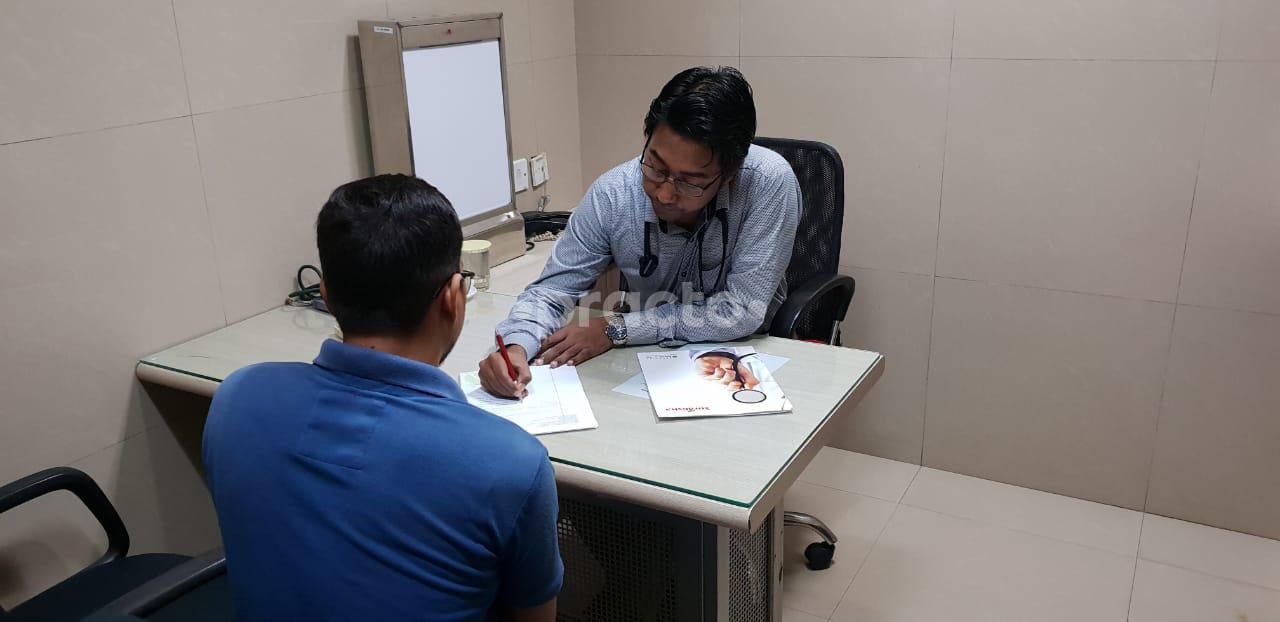 Reception at Suraksha Clinic Kasba Kolkata