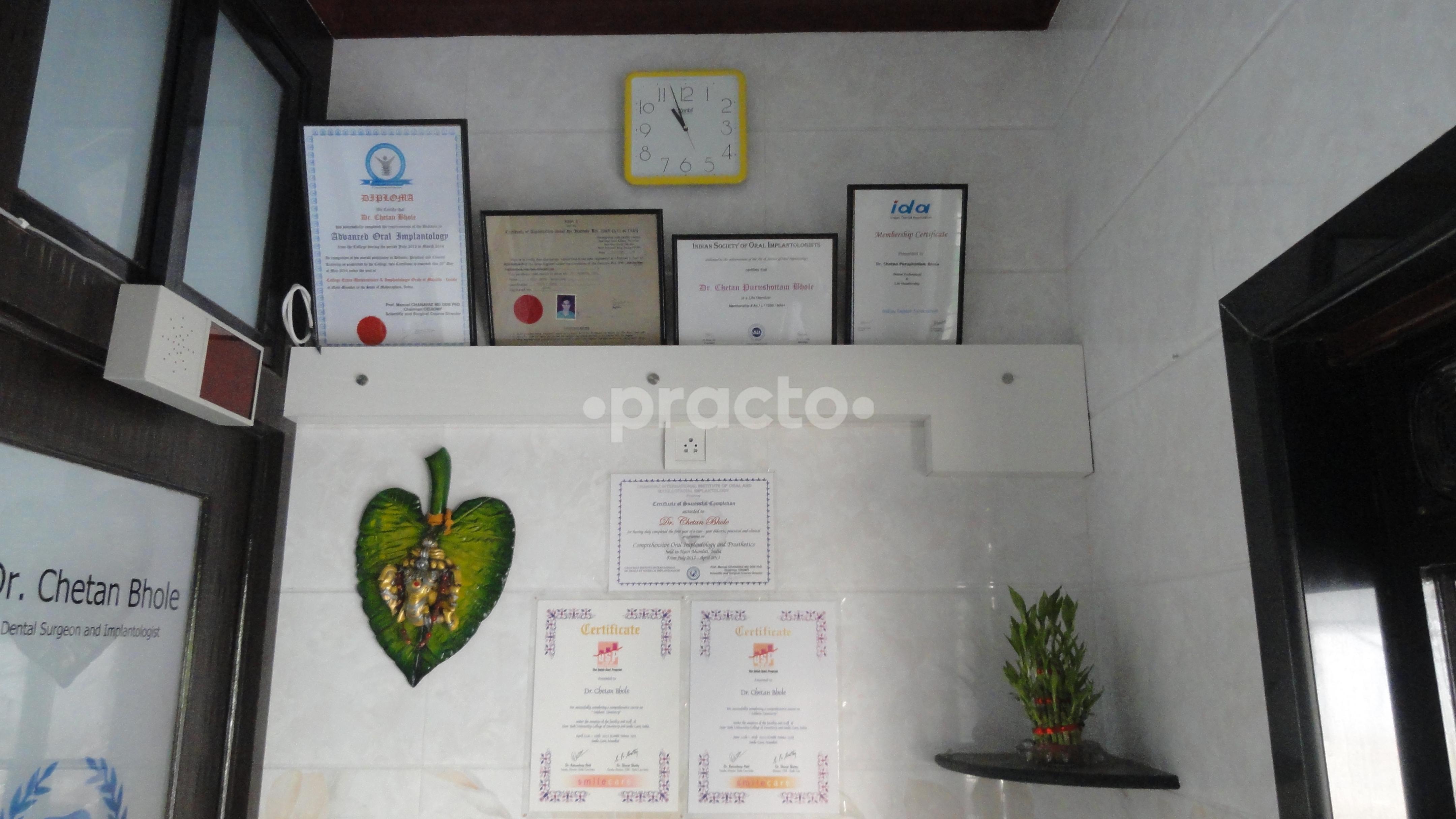 Waiting Area at Dr. Chetan Bhole's Smile Dental Care and Implant Centre Mulund East Mumbai