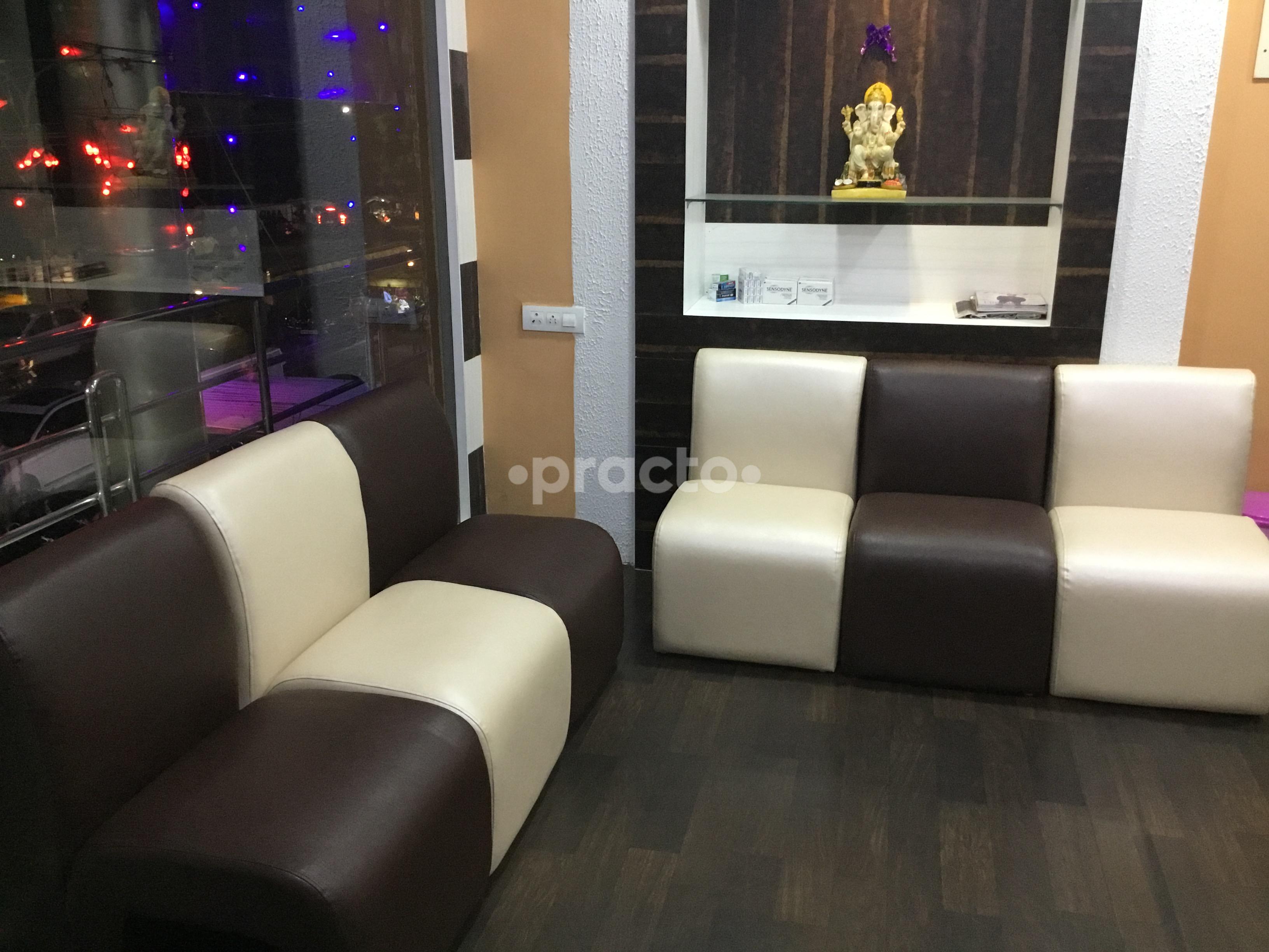 Waiting Area at Dr. Satya's Celebrity Smile Dental Specialists Seethammadhara Visakhapatnam